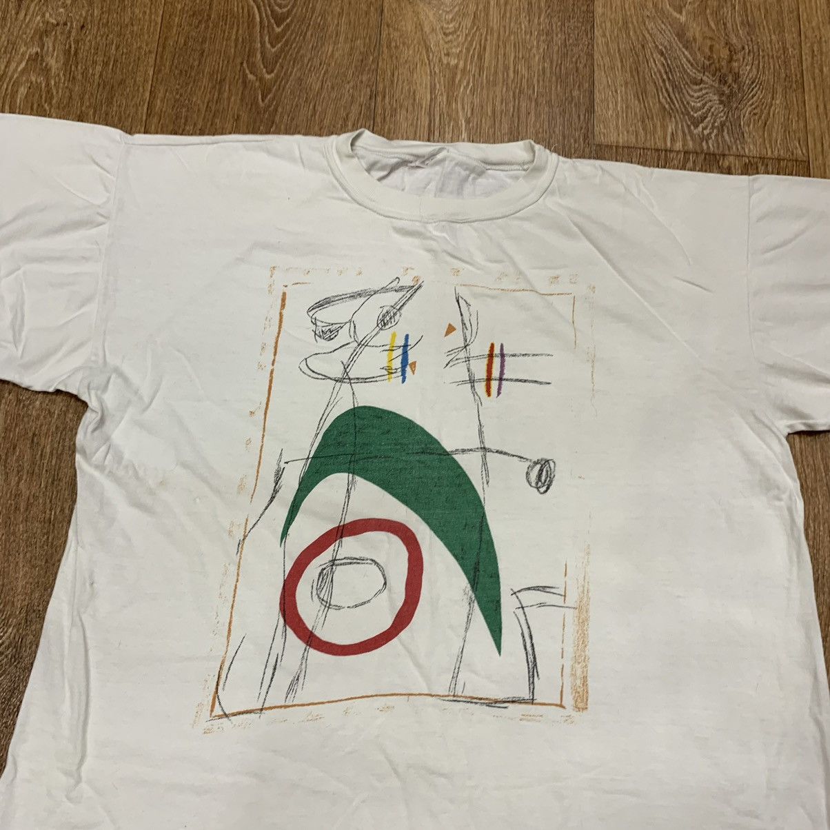 Vintage Vintage 90s Graphic Tee Art Abstract Streetwear Skate XL Size US XL / EU 56 / 4 - 2 Thumbnail