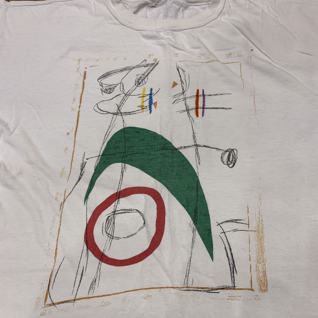 Vintage Vintage 90s Graphic Tee Art Abstract Streetwear Skate XL Size US XL / EU 56 / 4 - 5 Thumbnail