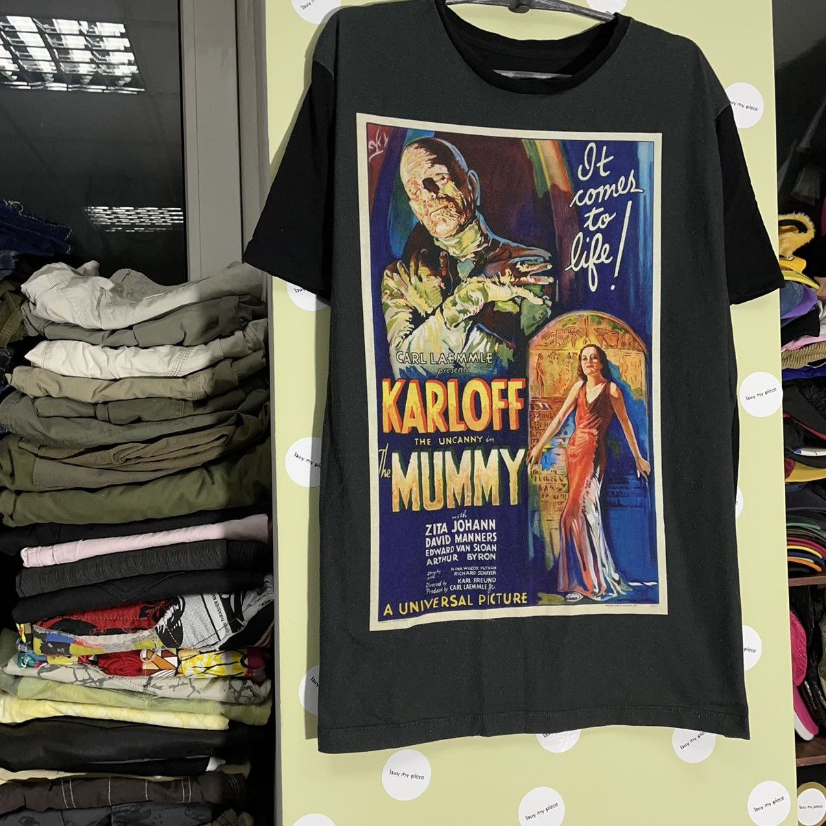 Vintage Vintage The Mummy Graphic Tee Horror Movie Poster Grunge L Size US L / EU 52-54 / 3 - 4 Thumbnail