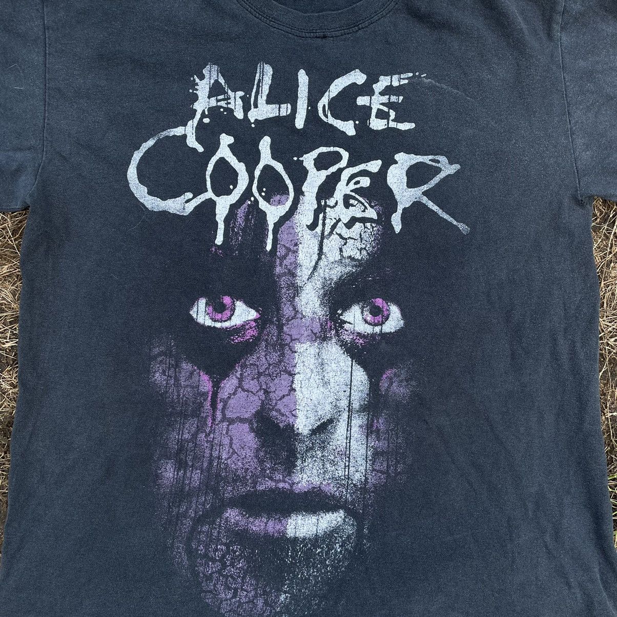 Vintage Vintage 90s Alice Cooper Band Tee Sun Faded Grunge Logo XL Size US XL / EU 56 / 4 - 4 Thumbnail