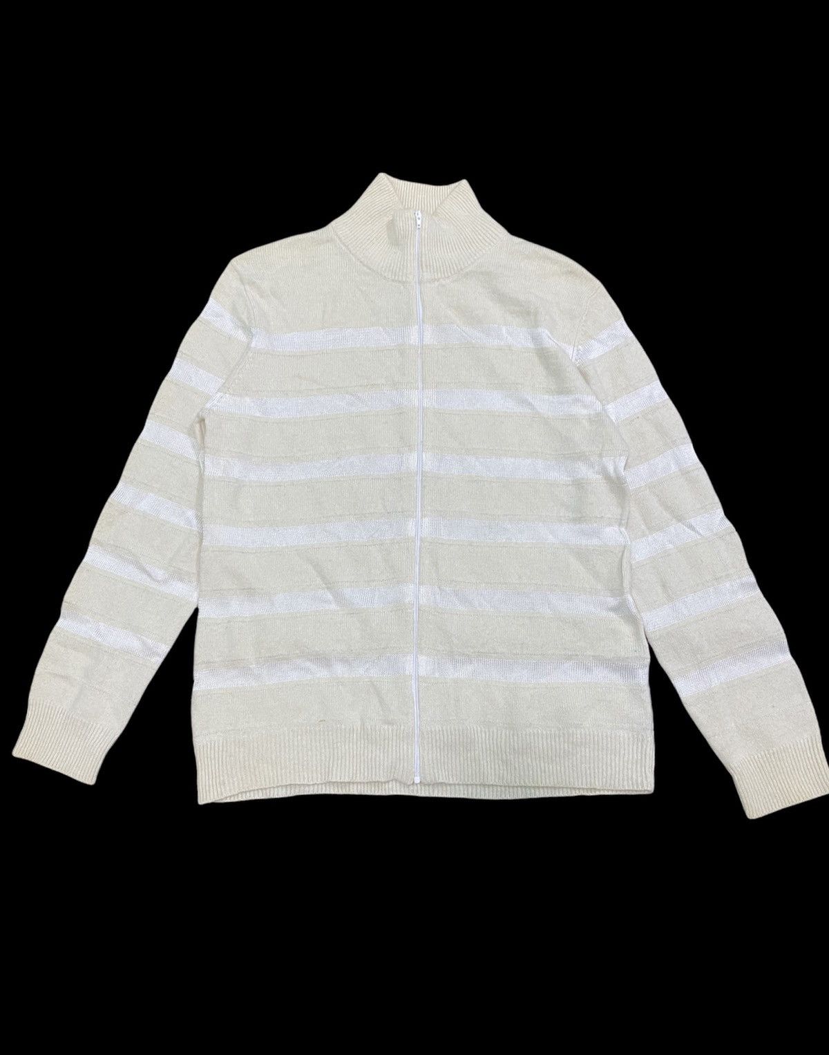 Yohji Yamamoto Yohji Yamamoto AAR Wool stripe zipper Size US M / EU 48-50 / 2 - 2 Thumbnail