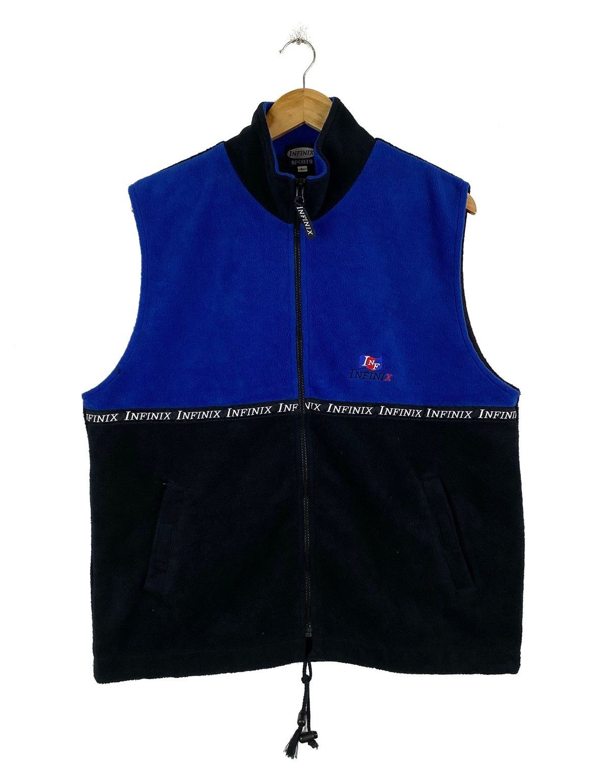 Vintage Vintage INFINIX SPORTS Small Logo Fleece Vest Jacket Size US L / EU 52-54 / 3 - 1 Thumbnail