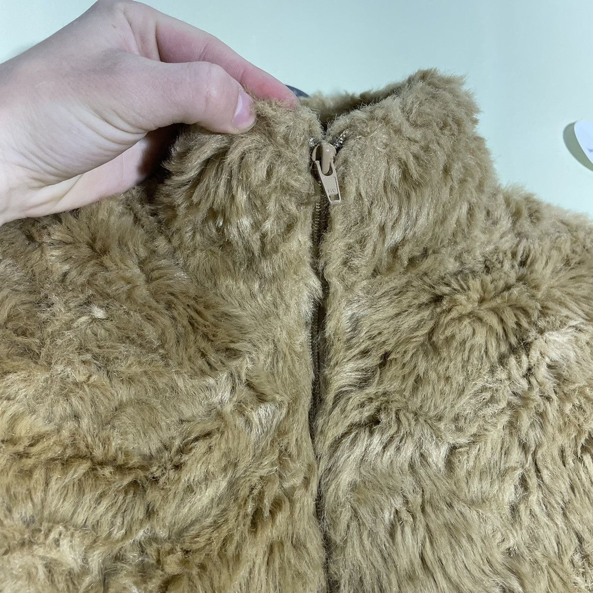 Vintage Vintage Y2K Mohair Teddy Bomber Jacket Hypebeast Tan Slim M Size M / US 6-8 / IT 42-44 - 7 Thumbnail