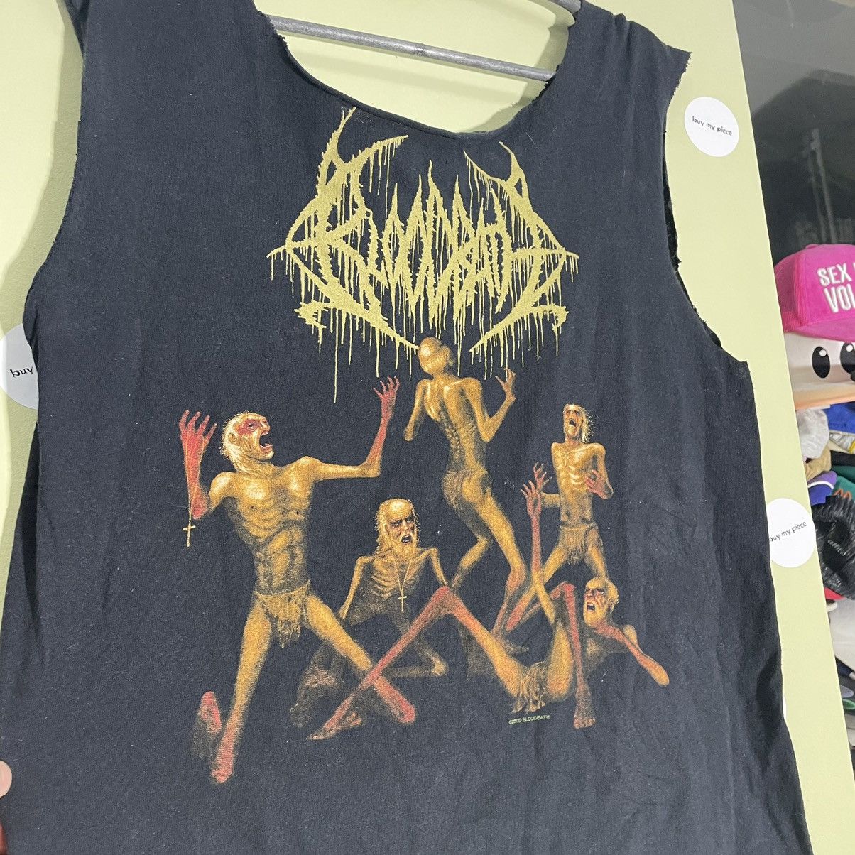 Band Tees Vintage Y2K Skulls Dead Face Vamp Horror Tee Rock Streetwear Size US M / EU 48-50 / 2 - 6 Thumbnail