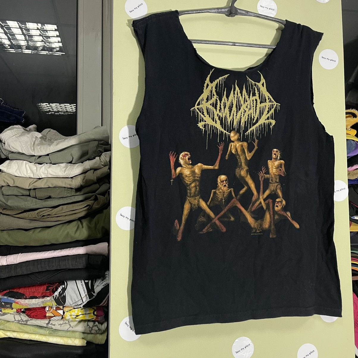 Band Tees Vintage Y2K Skulls Dead Face Vamp Horror Tee Rock Streetwear Size US M / EU 48-50 / 2 - 3 Thumbnail