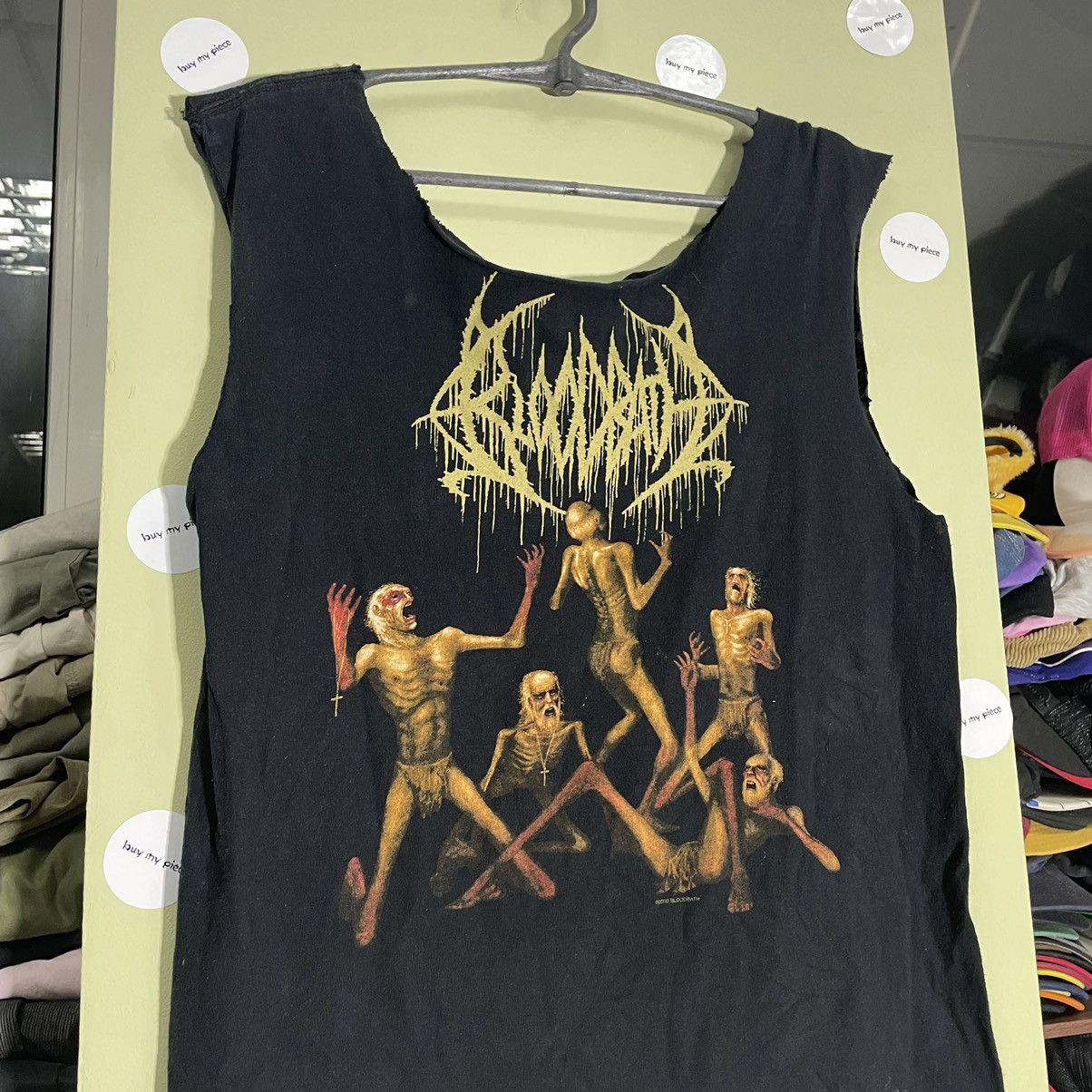 Band Tees Vintage Y2K Skulls Dead Face Vamp Horror Tee Rock Streetwear Size US M / EU 48-50 / 2 - 4 Thumbnail