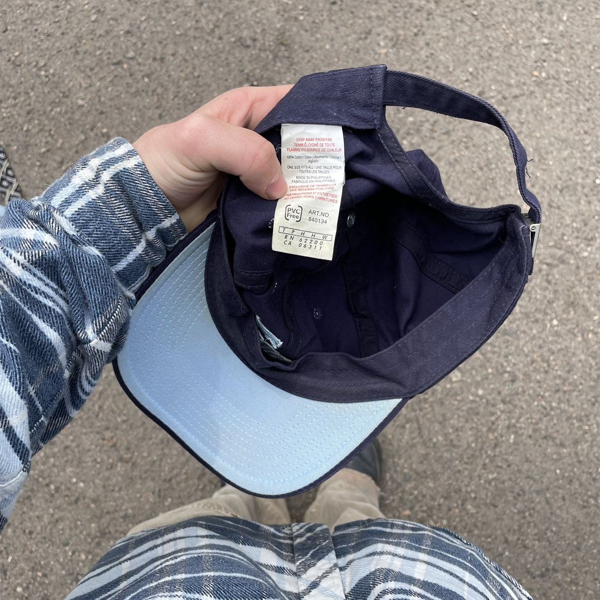 Vintage Vintage Puma Logo Cap Navy Streetwear Skate Slim Tapered OS Size ONE SIZE - 2 Thumbnail