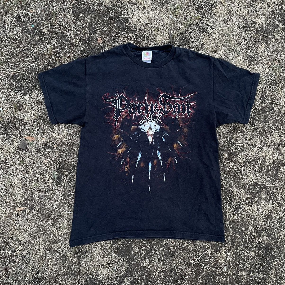 Vintage Vintage Y2K Graphic Tee Dark Horror Band Print Grunge Slim L Size US L / EU 52-54 / 3 - 1 Thumbnail