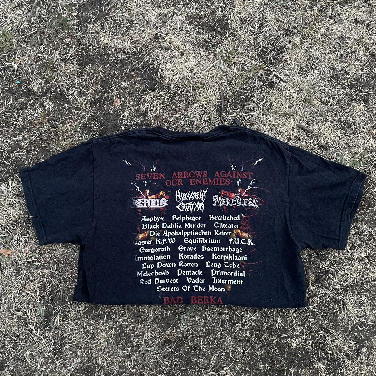 Vintage Vintage Y2K Graphic Tee Dark Horror Band Print Grunge Slim L Size US L / EU 52-54 / 3 - 5 Thumbnail