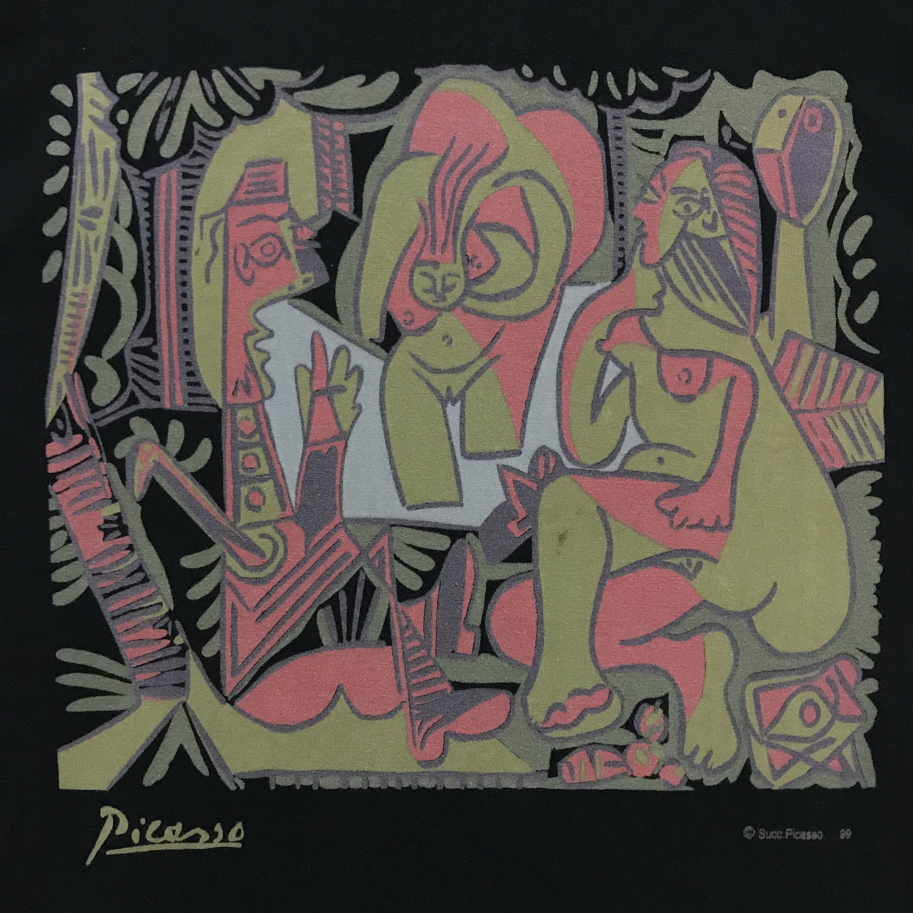 Other PICASSO 1999 Succ Vintage Art T-Shirt Tee Very Rare 90s VTG Size US M / EU 48-50 / 2 - 5 Thumbnail