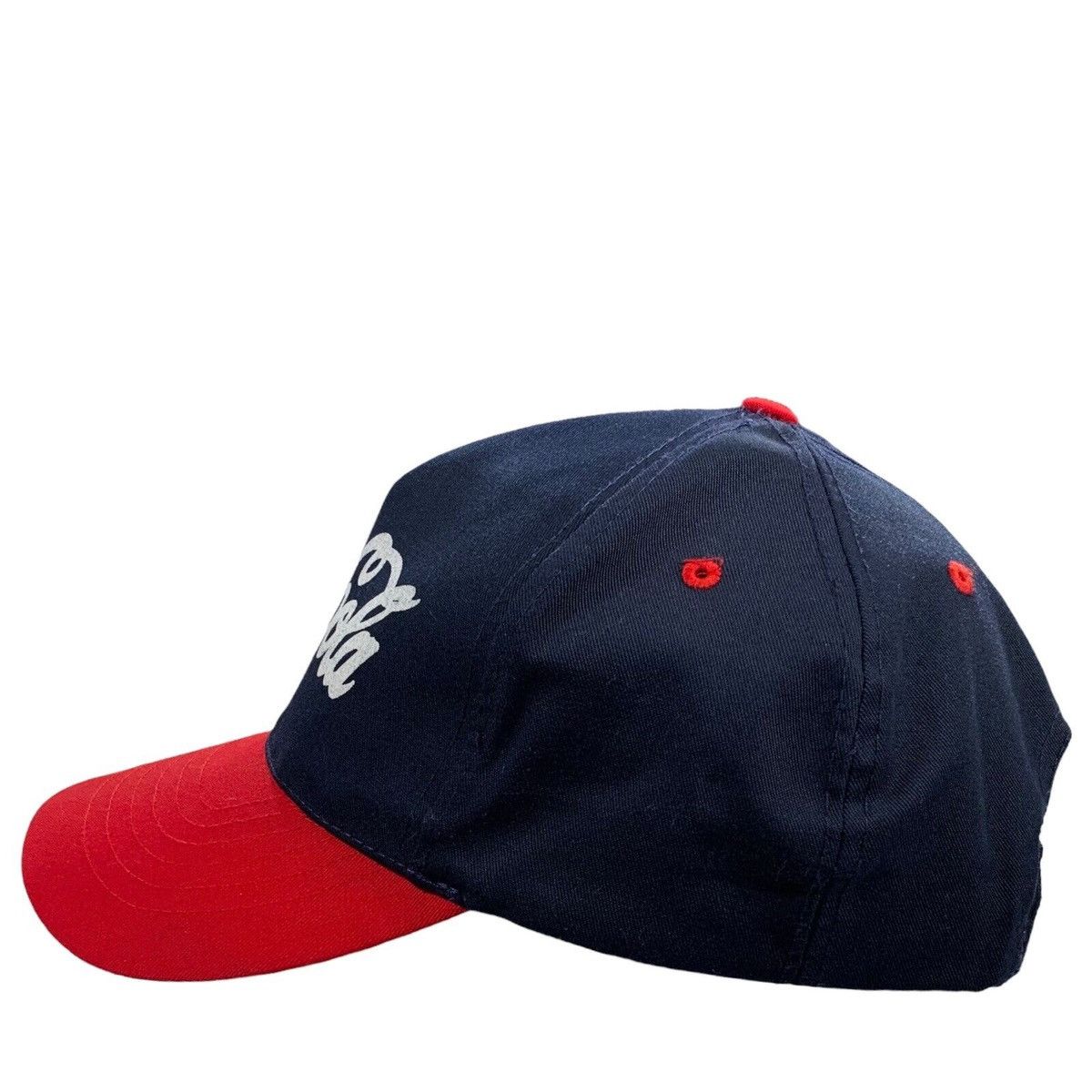 Vintage Vintage San Sun Coca Cola Coke Blue & Red Snapback Hat Size ONE SIZE - 2 Thumbnail
