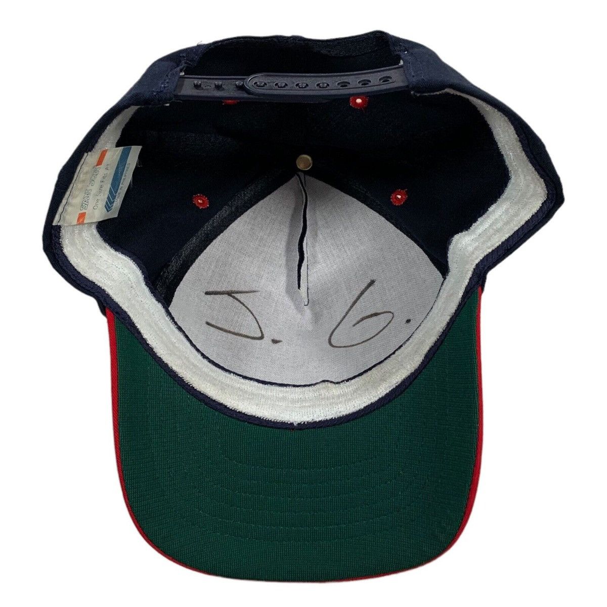 Vintage Vintage San Sun Coca Cola Coke Blue & Red Snapback Hat Size ONE SIZE - 4 Thumbnail