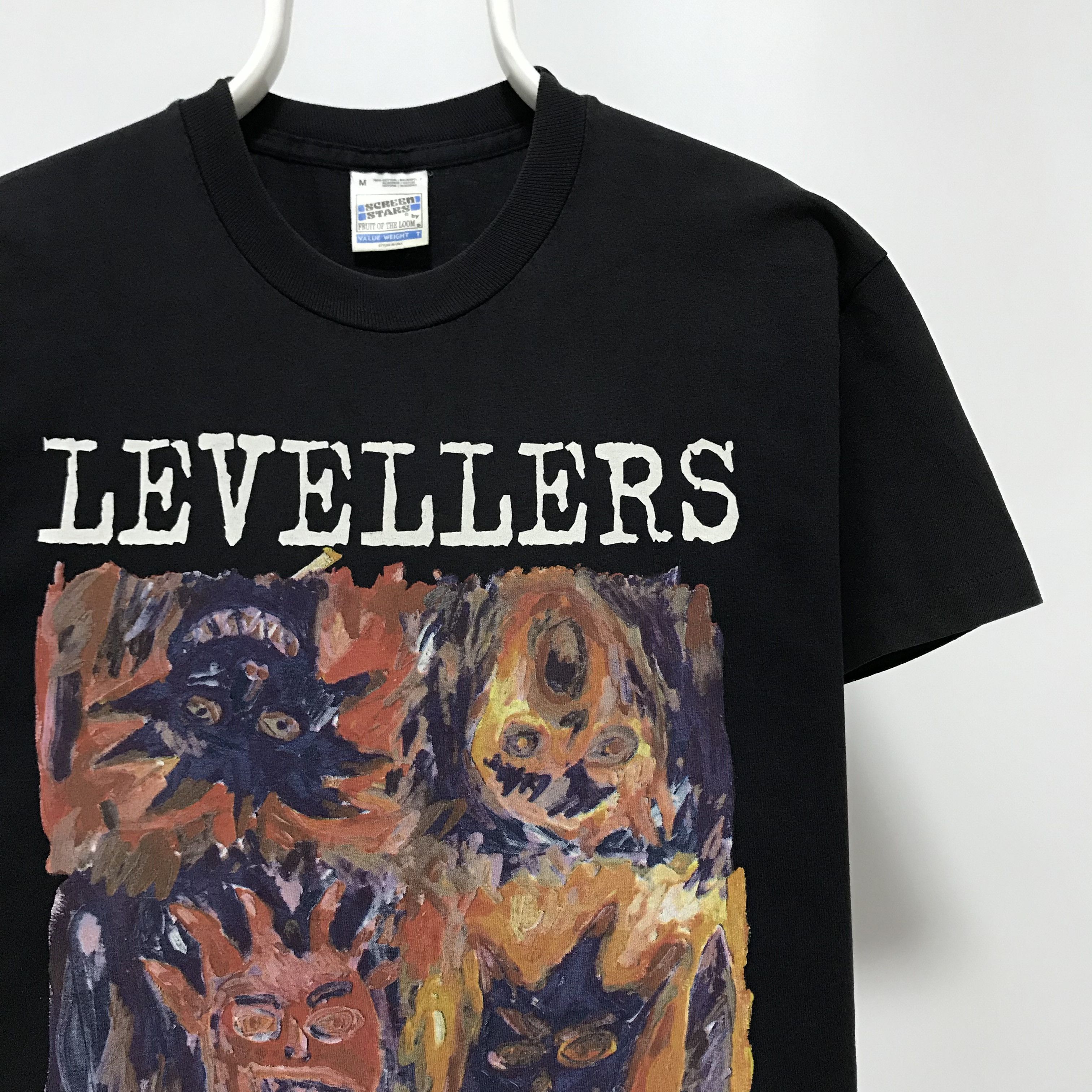 Band Tees LEVELLERS 1995/96 Vintage T-Shirt Rare Rock Band Tee 90s Size US M / EU 48-50 / 2 - 3 Thumbnail