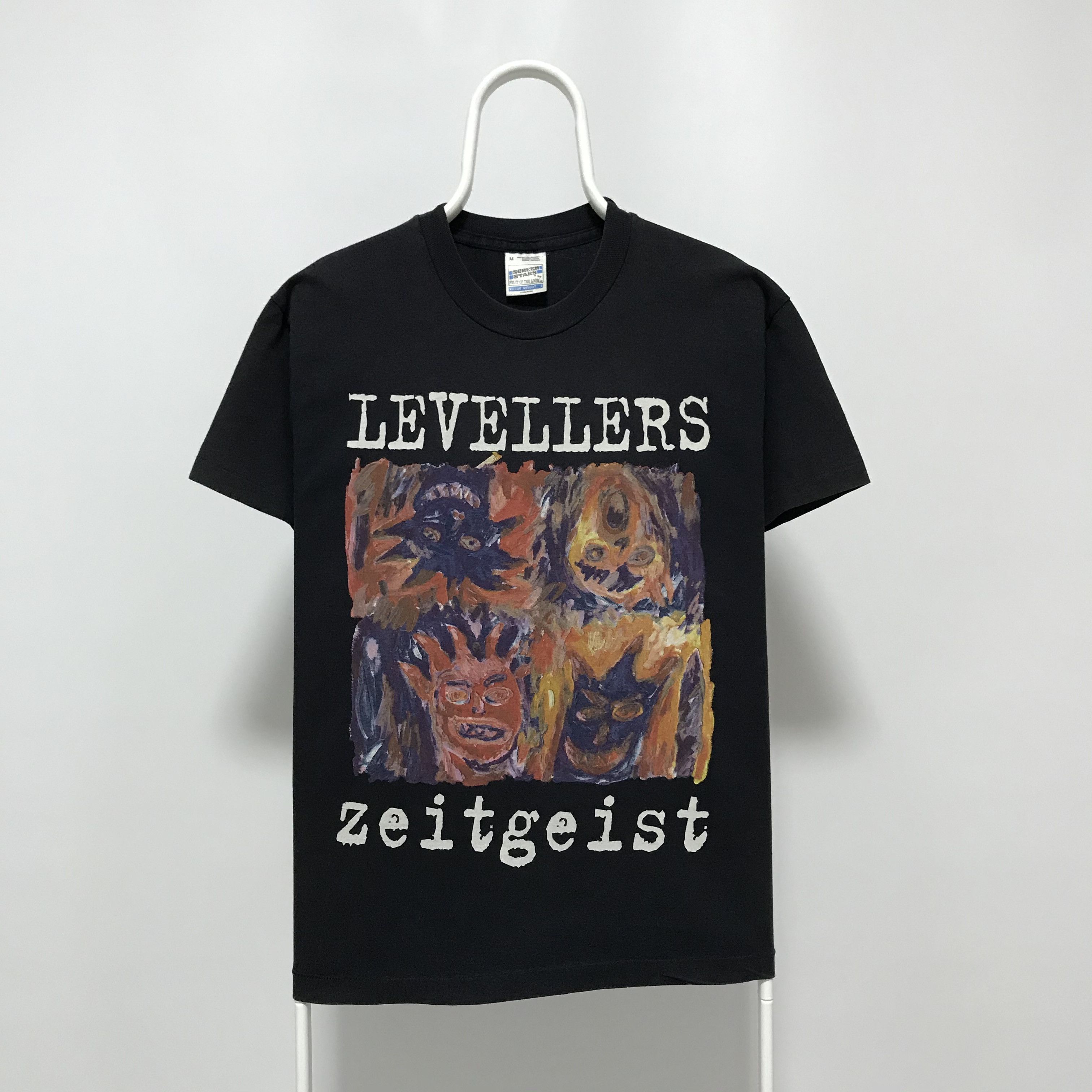 Band Tees LEVELLERS 1995/96 Vintage T-Shirt Rare Rock Band Tee 90s Size US M / EU 48-50 / 2 - 1 Thumbnail