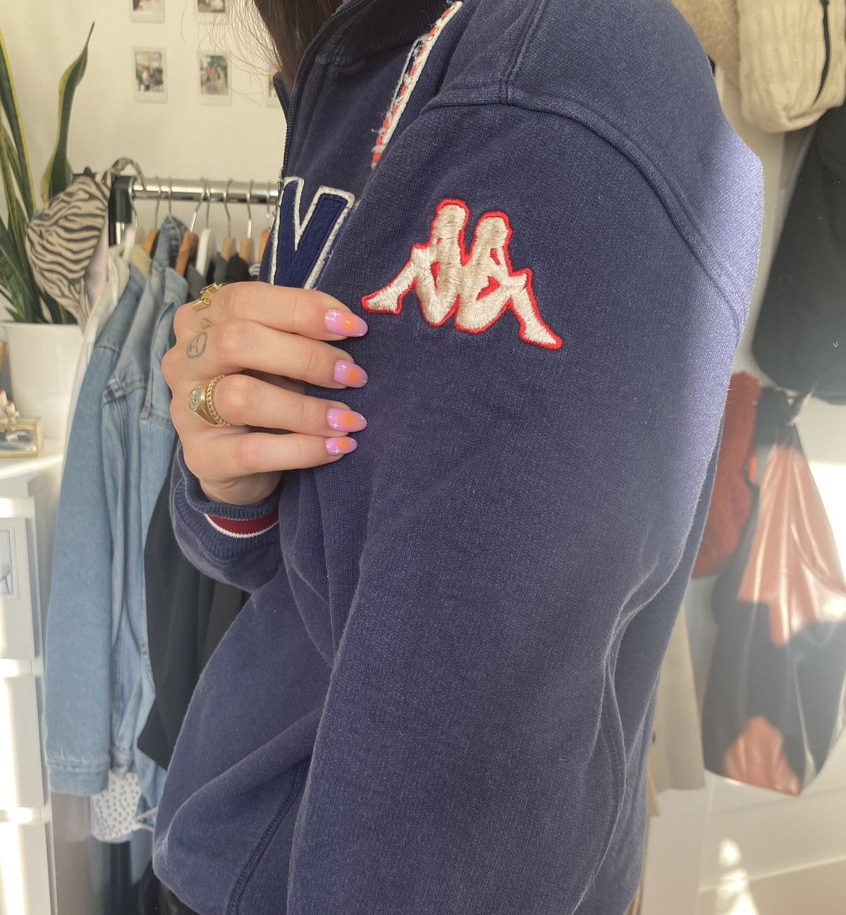 Kappa Vintage Kappa halfzip New York USA boxy fit Size S / US 4 / IT 40 - 4 Thumbnail