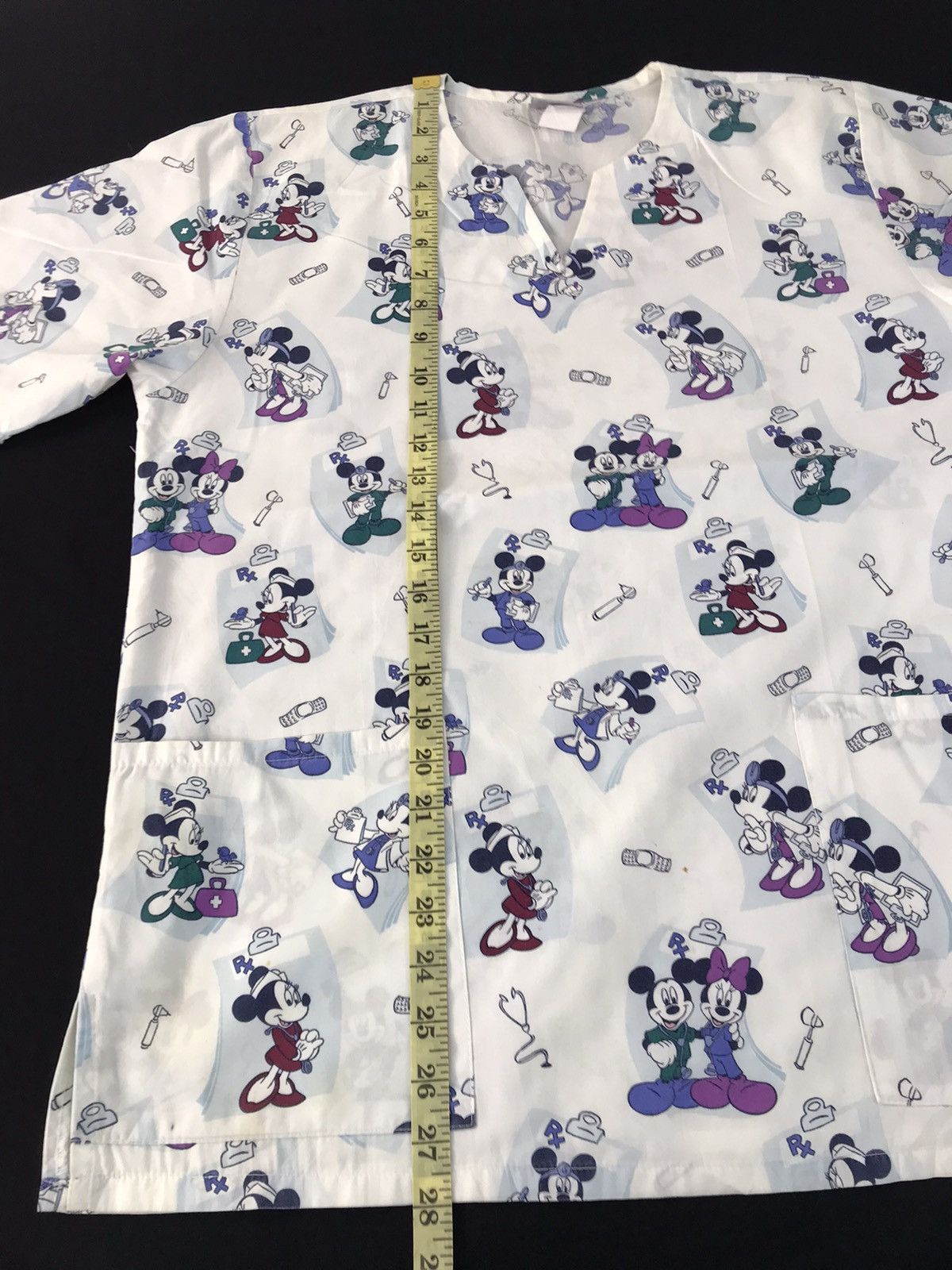Disney Disney Mickey Minnie Mouse Barco Uniform Scrub Shirt Size S / US 4 / IT 40 - 8 Thumbnail