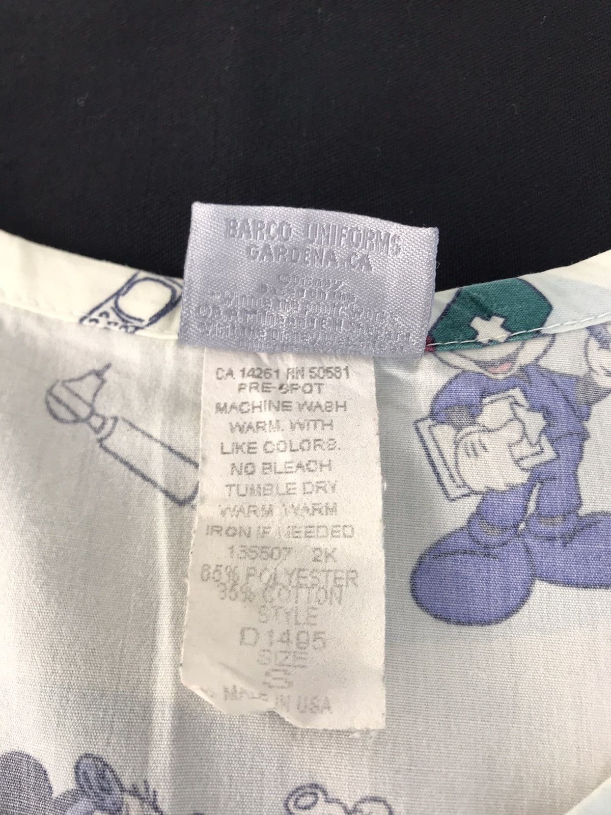 Disney Disney Mickey Minnie Mouse Barco Uniform Scrub Shirt Size S / US 4 / IT 40 - 5 Thumbnail