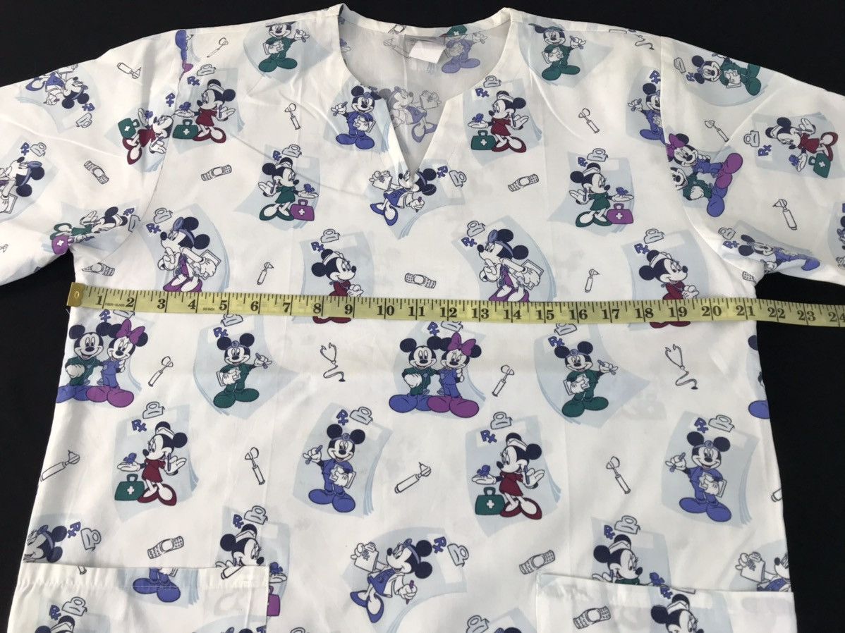 Disney Disney Mickey Minnie Mouse Barco Uniform Scrub Shirt Size S / US 4 / IT 40 - 7 Thumbnail