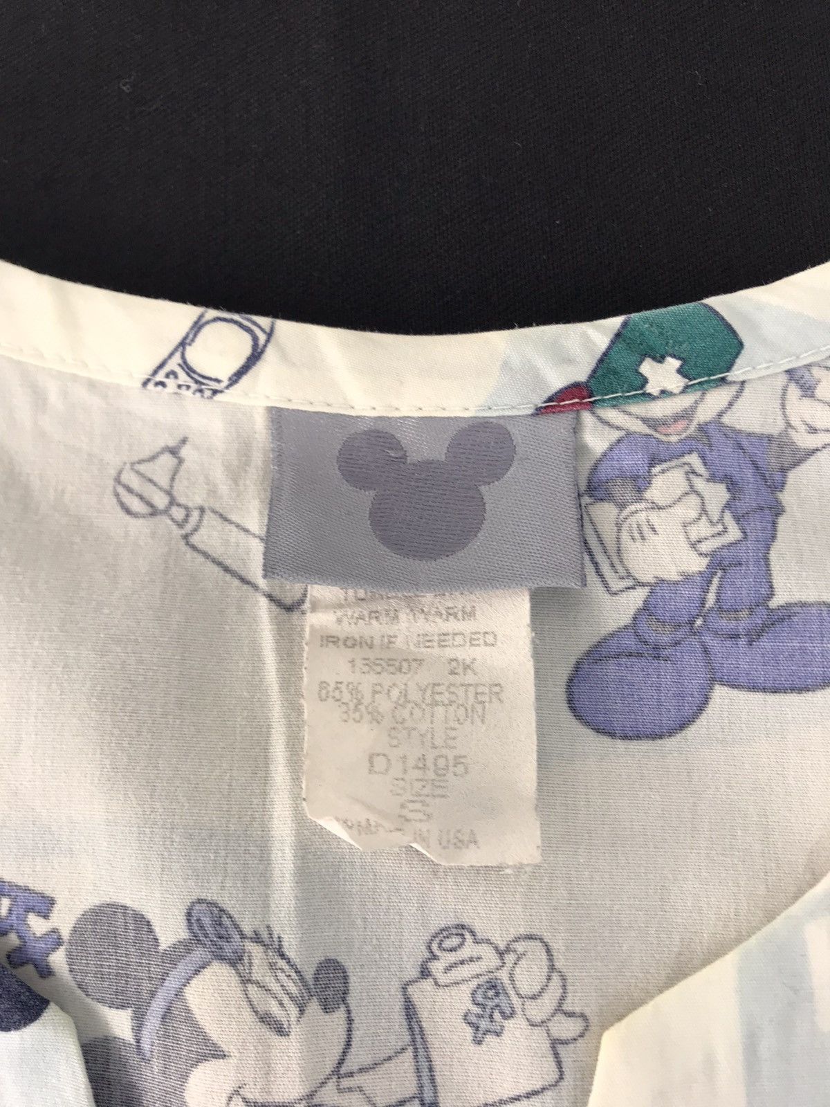 Disney Disney Mickey Minnie Mouse Barco Uniform Scrub Shirt Size S / US 4 / IT 40 - 4 Thumbnail