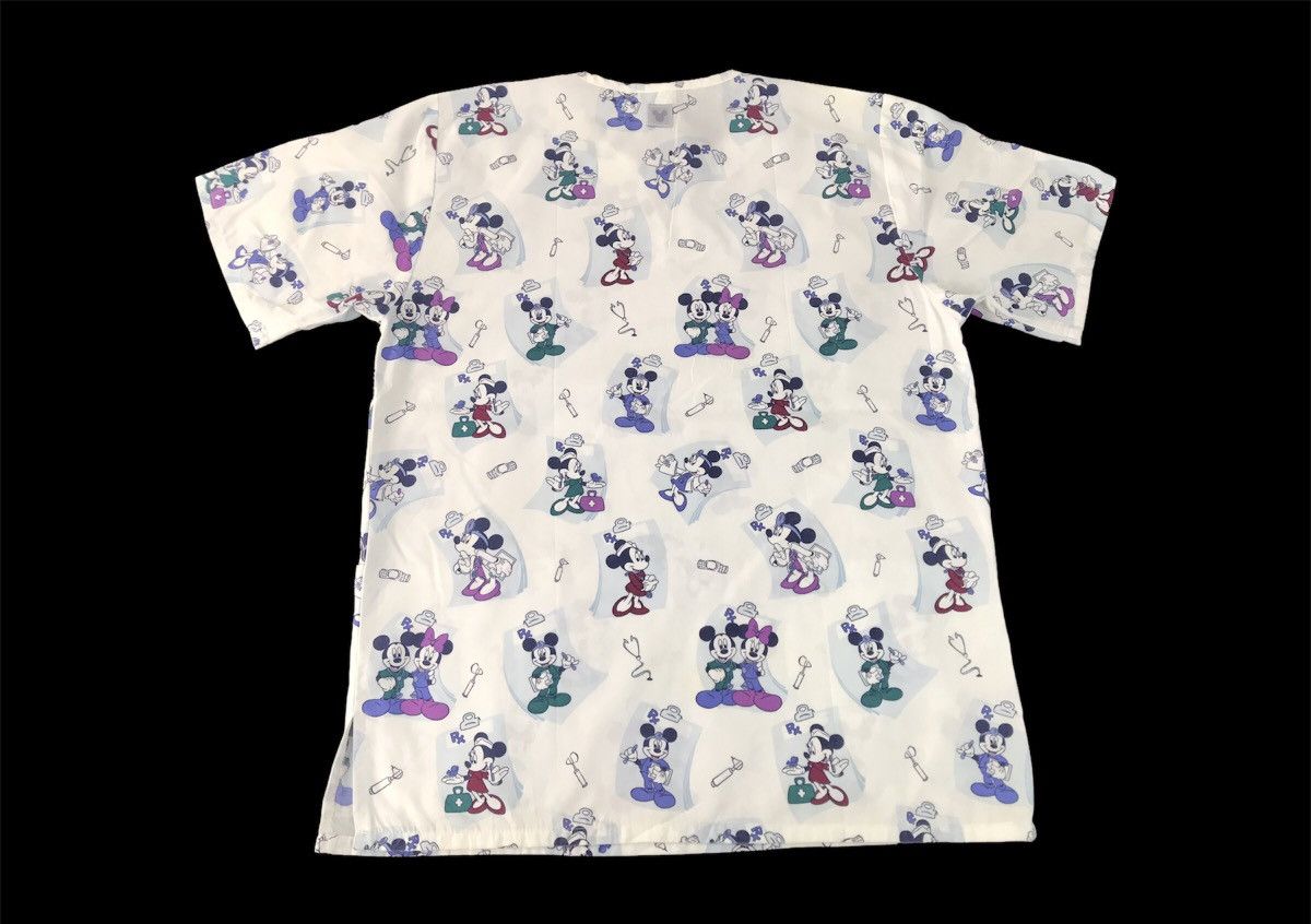 Disney Disney Mickey Minnie Mouse Barco Uniform Scrub Shirt Size S / US 4 / IT 40 - 2 Thumbnail