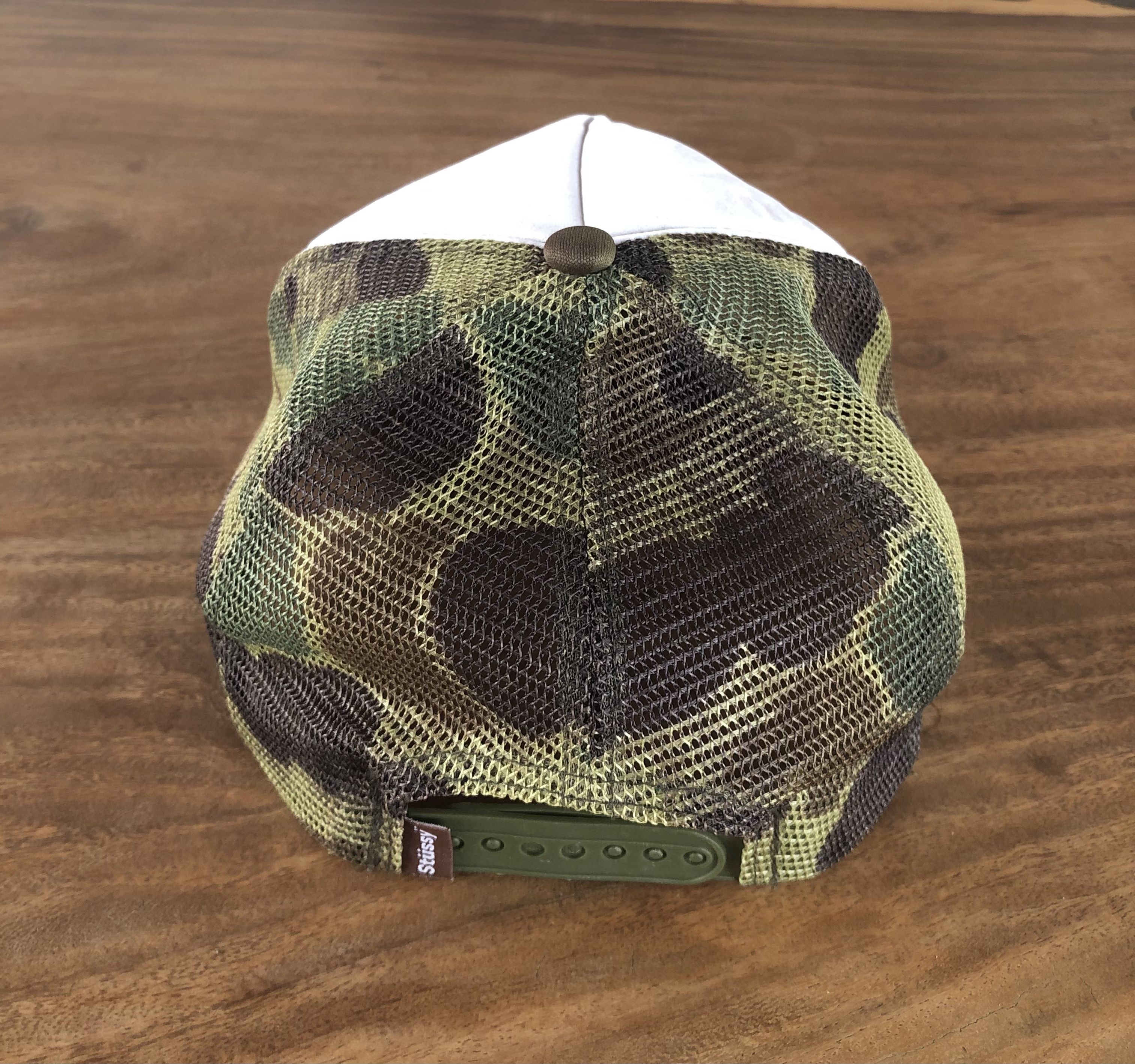 Stussy RARE🔥VINTAGE 90’S STUSSY RAT CAMO TRUCKER Size ONE SIZE - 7 Thumbnail