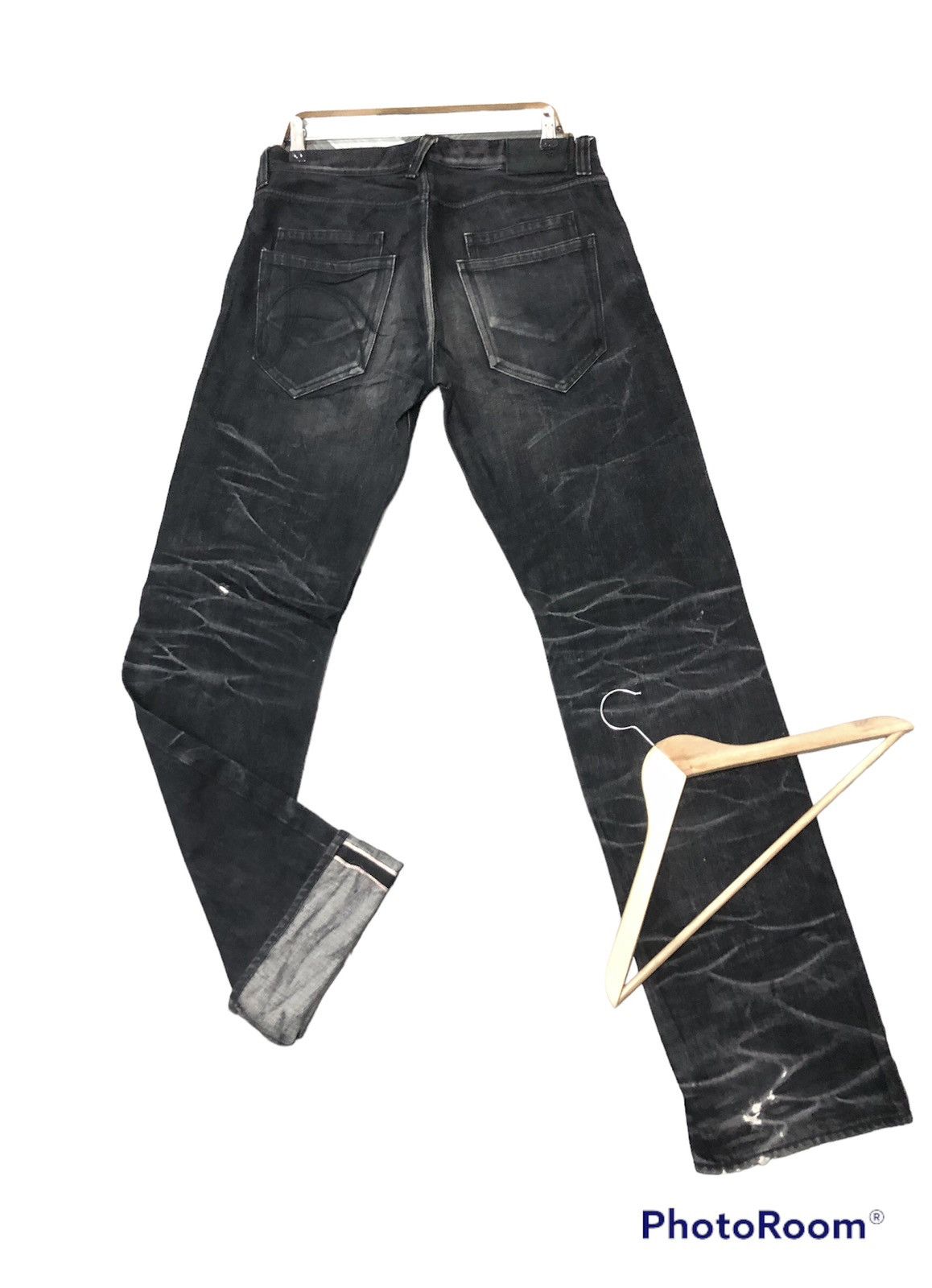 Japanese Brand × NO ID NO ID SELVEDGE DENIM NICE WHISKER HONEYCOMB DISTRESSED Size US 34 / EU 50 - 1 Thumbnail