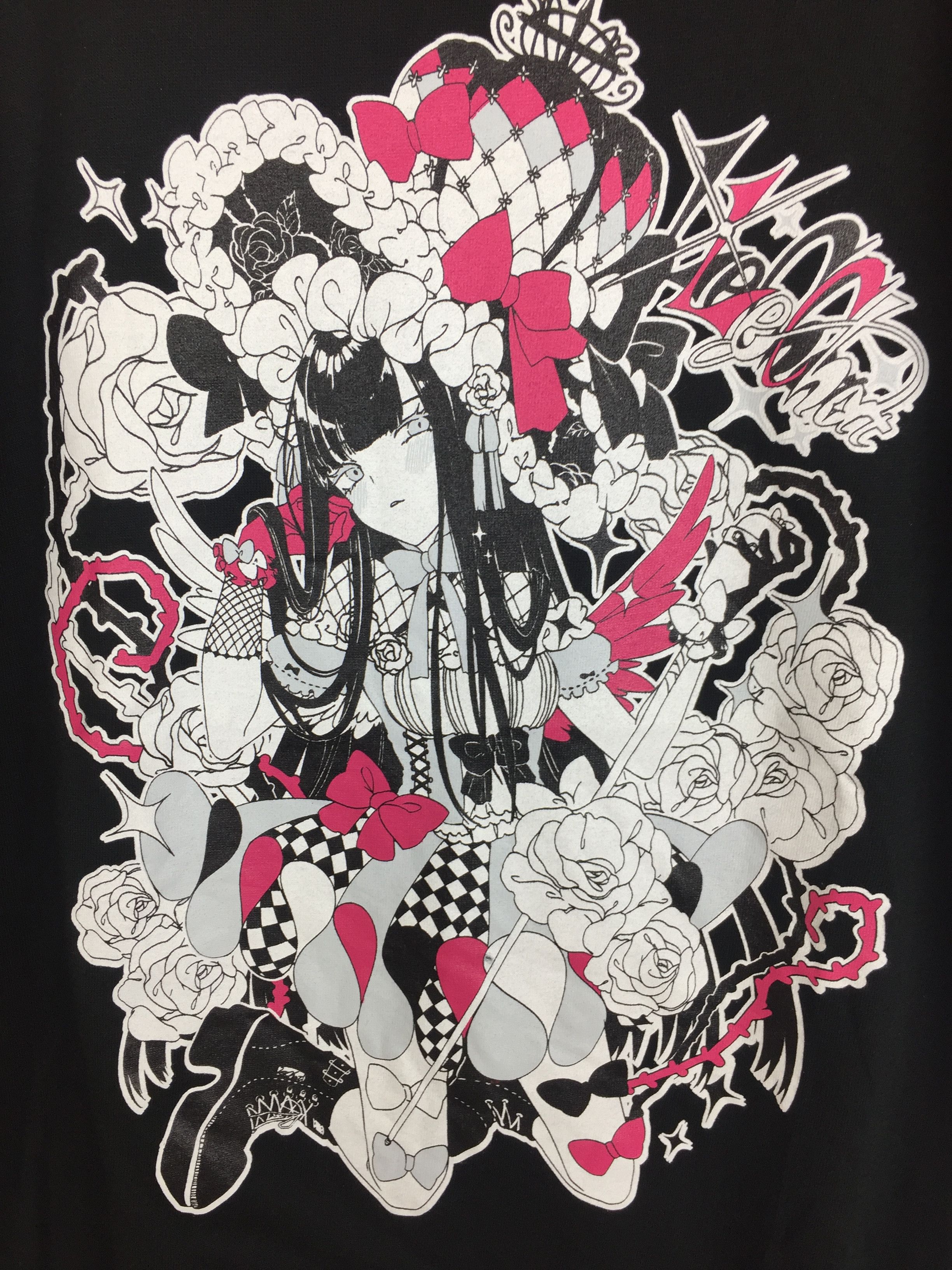 Anime × Beauty Beast × Japanese Brand Japanese anima pin up girl tee Size US M / EU 48-50 / 2 - 4 Thumbnail