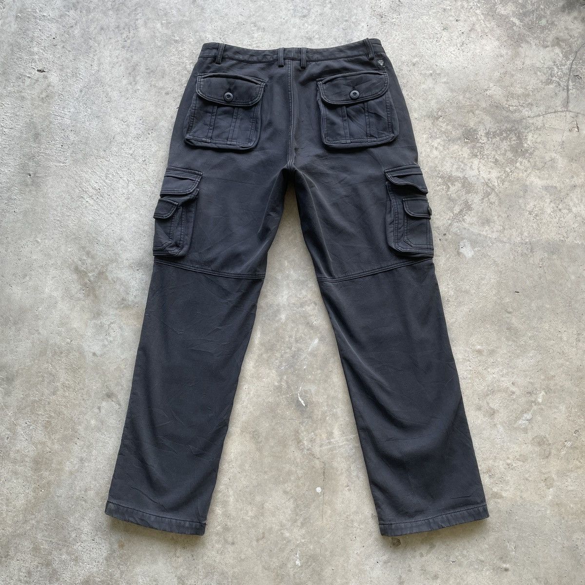 Japanese Brand W33💥 Vintage MONKEY SPORT Black Tactical Cargo Pants Size US 33 - 13 Thumbnail