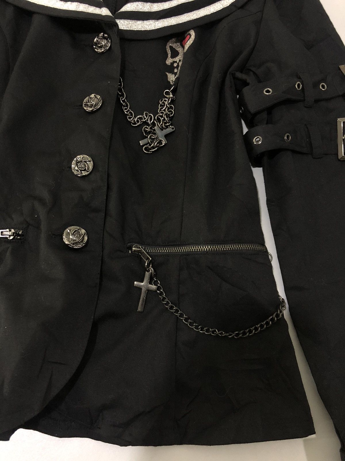Japanese Brand NEED GONE‼️ Japanese Brand Punk Bondage Jacket Size XS / US 0-2 / IT 36-38 - 3 Thumbnail