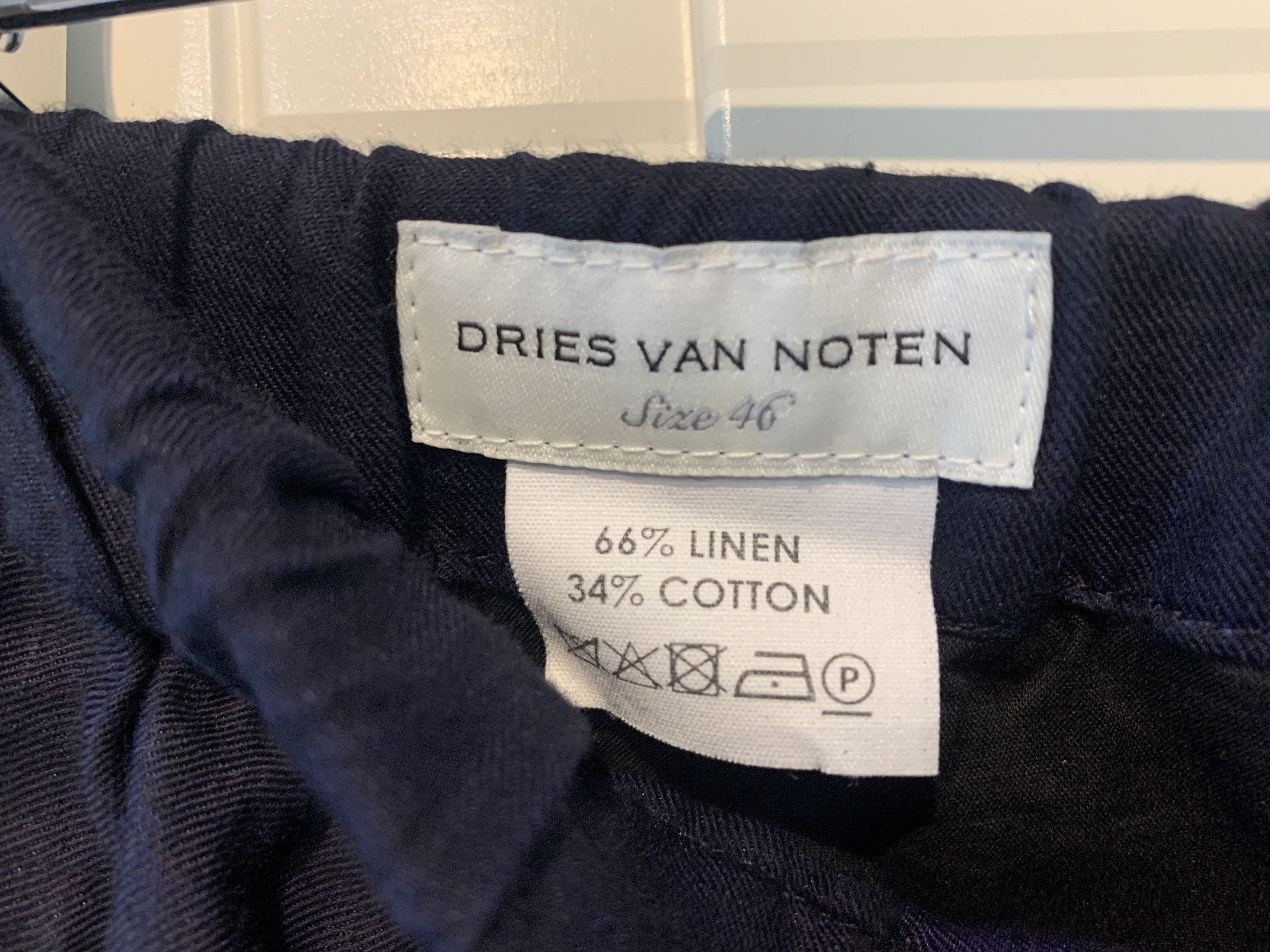 Dries Van Noten SS'16 Pant Flared Linen Blend Size US 29 - 4 Thumbnail