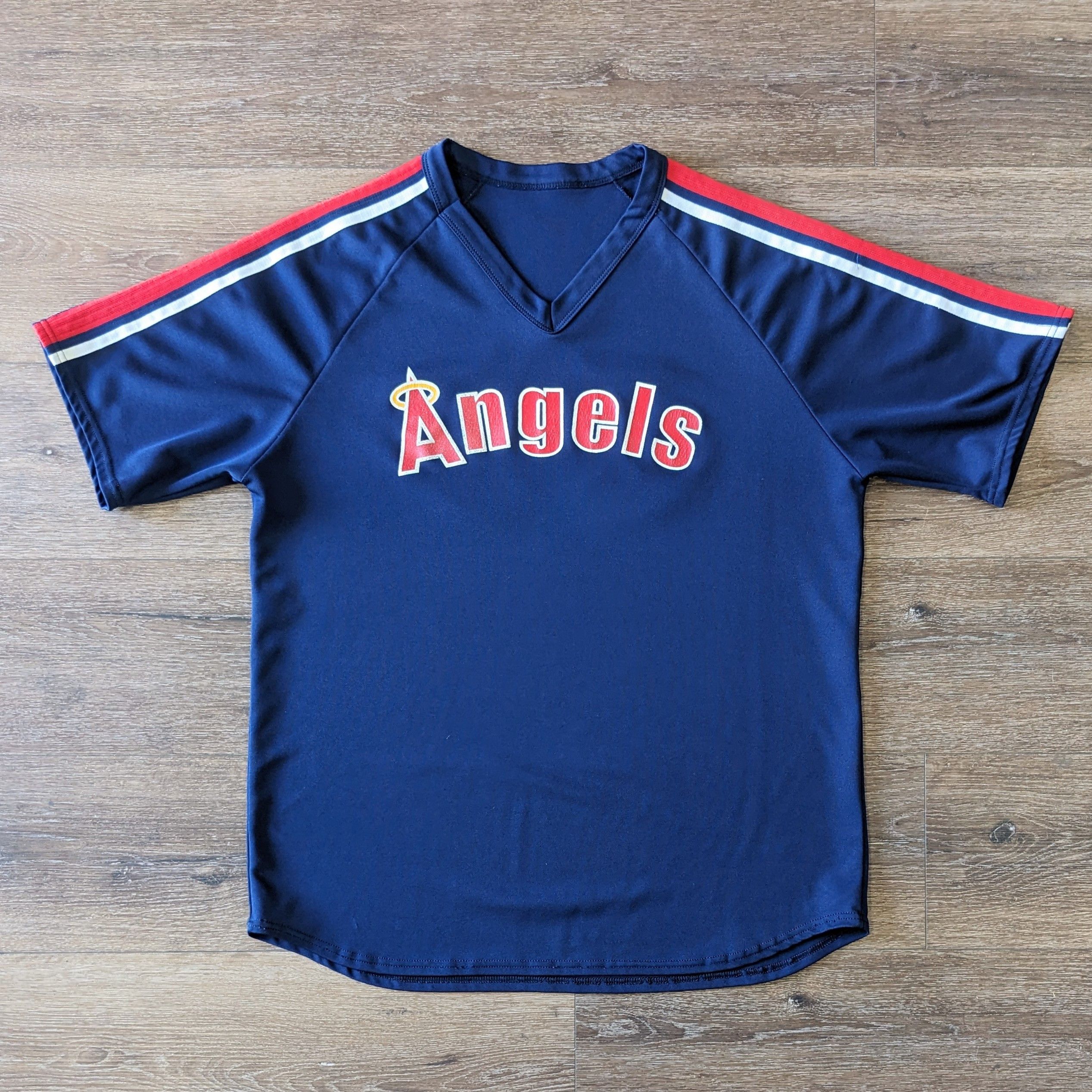 Vintage 80s MLB Anaheim Angels baseball jersey