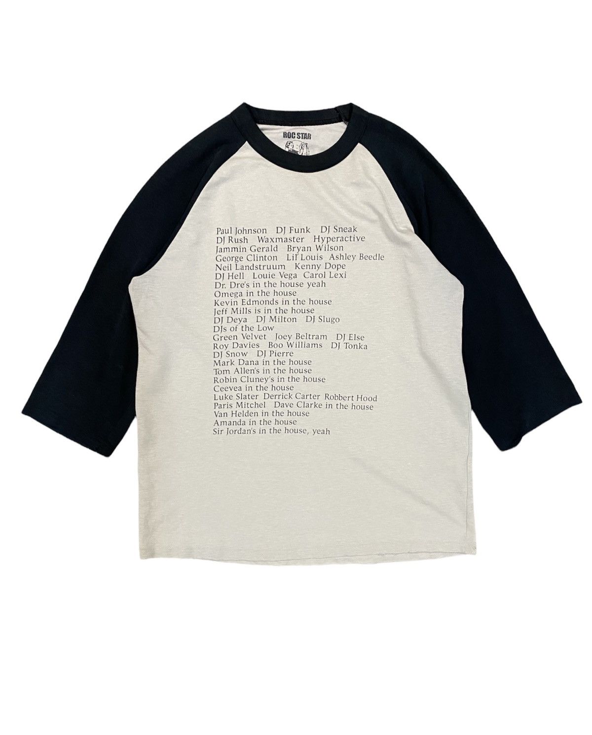Hiroshi Fujiwara × MasterPiece × Rap Tees ROC STAR teach me All Rap DJ Size US M / EU 48-50 / 2 - 1 Thumbnail