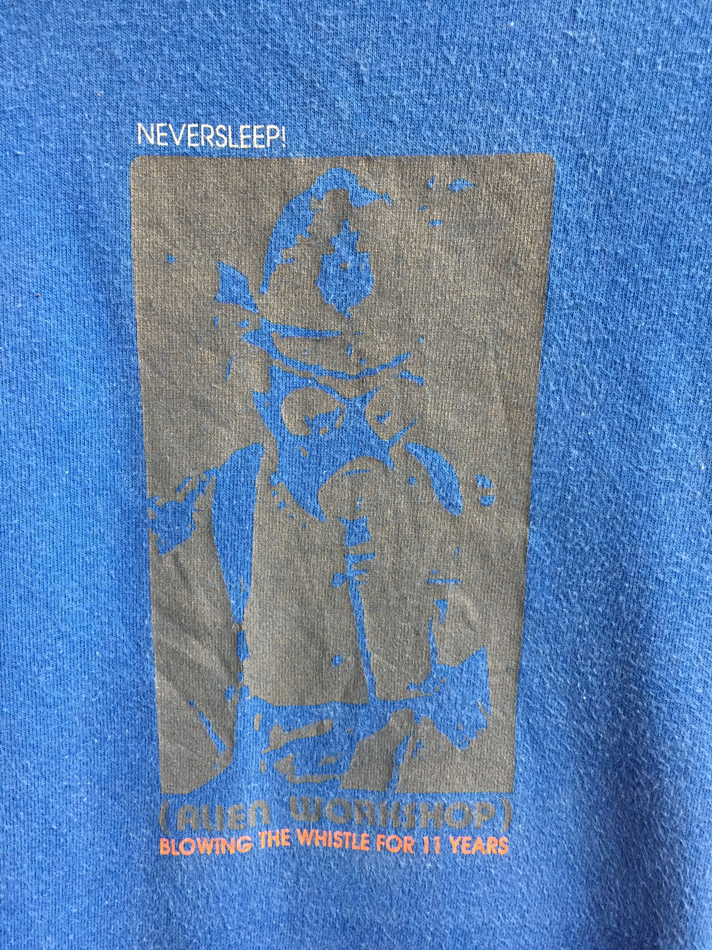 Alien Workshop × Vintage 90s Alien Workshop Never sleep blowing the whistle tee Size US XL / EU 56 / 4 - 6 Thumbnail