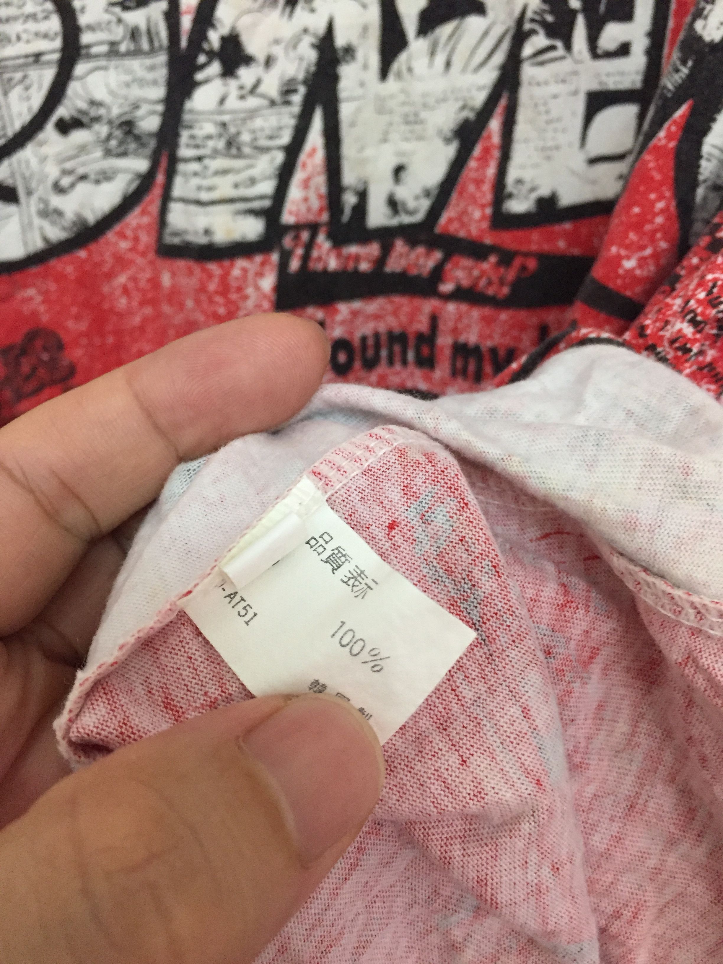 Marvel Comics 1990s Falcon Newspaper all over print Promo tee akira Size US L / EU 52-54 / 3 - 15 Thumbnail