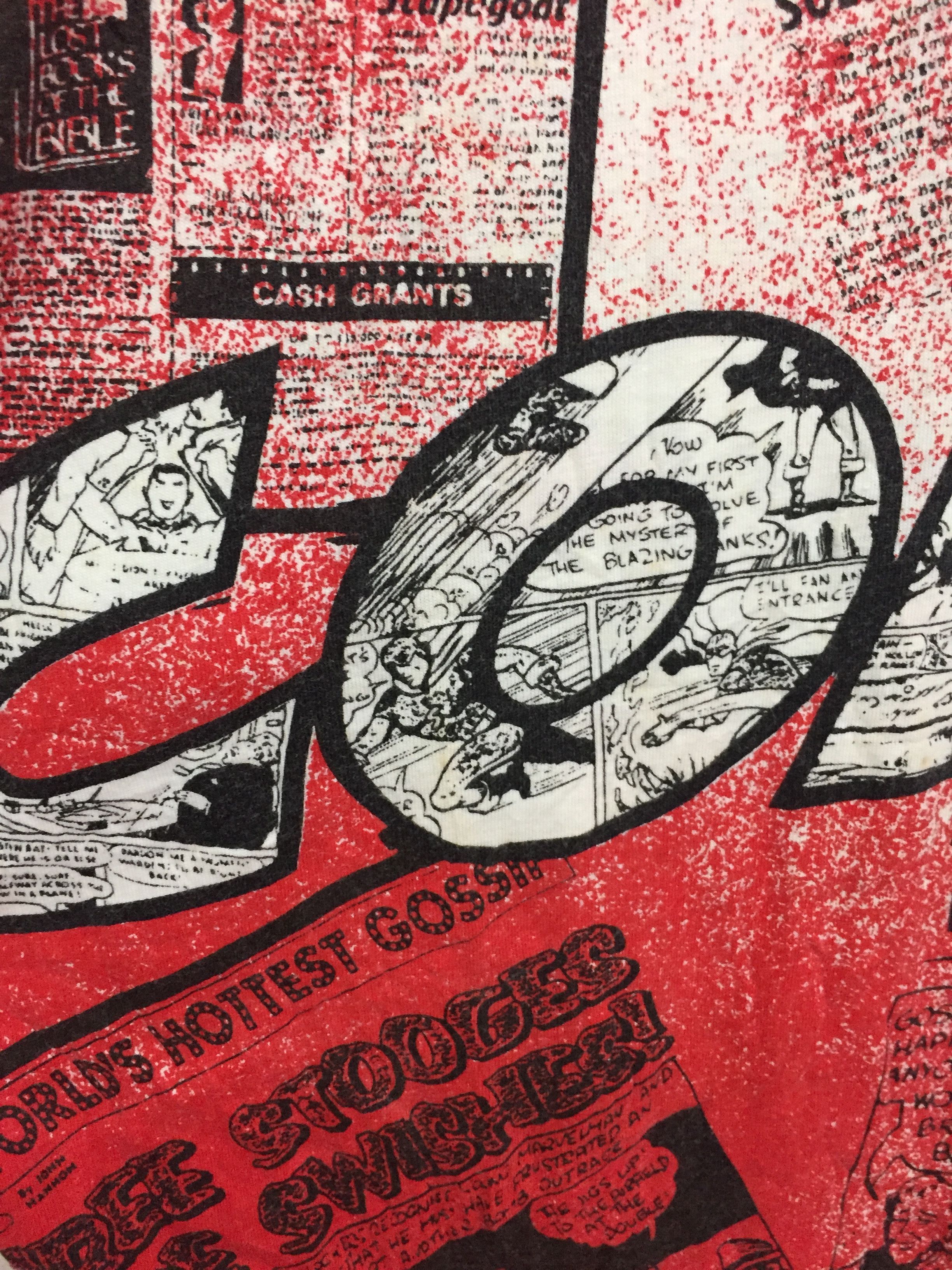 Marvel Comics 1990s Falcon Newspaper all over print Promo tee akira Size US L / EU 52-54 / 3 - 5 Thumbnail