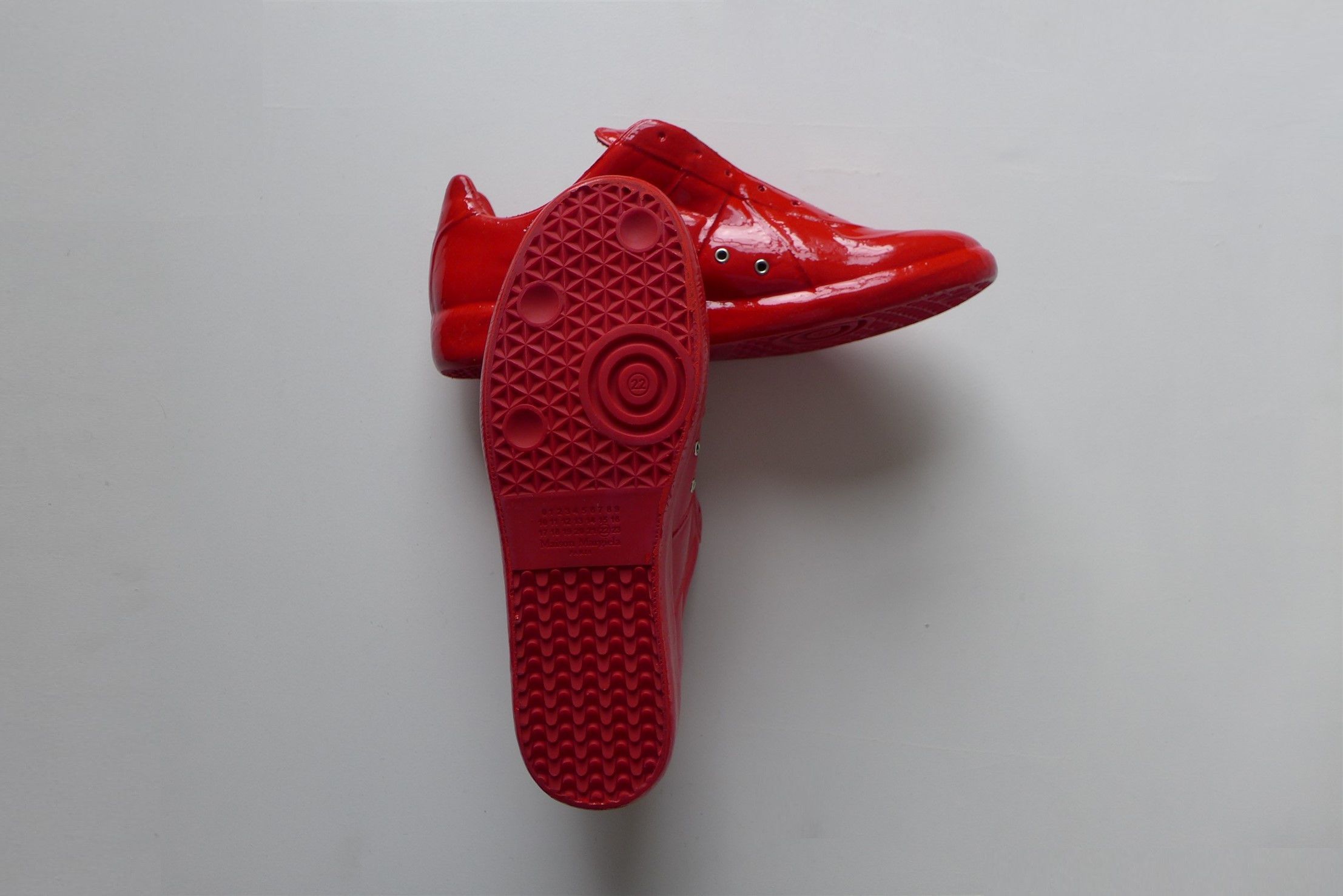 Maison Margiela Margiela Replica Dip Sneakers -- Red Size US 10 / EU 43 - 11 Thumbnail