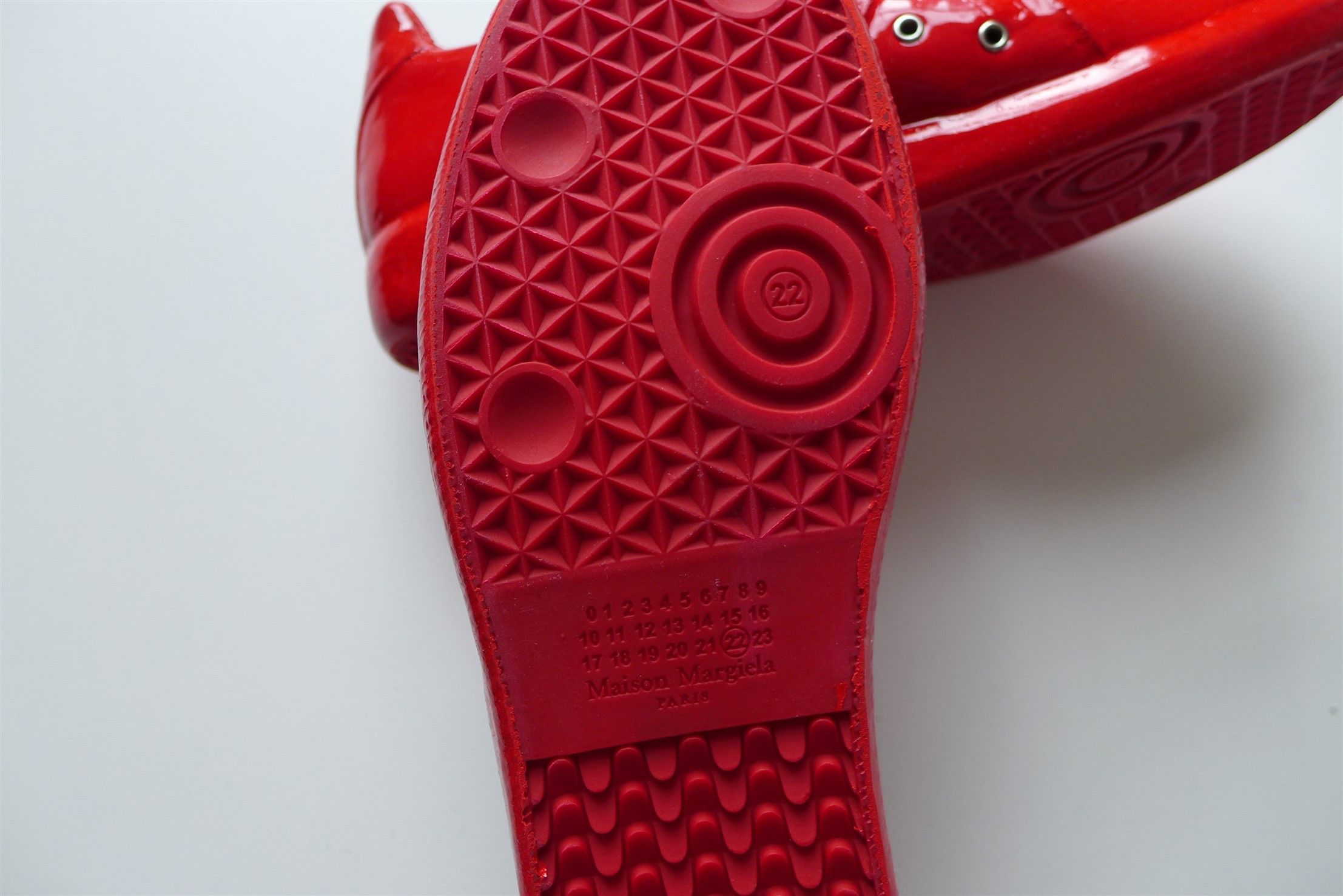 Maison Margiela Margiela Replica Dip Sneakers -- Red Size US 10 / EU 43 - 12 Thumbnail