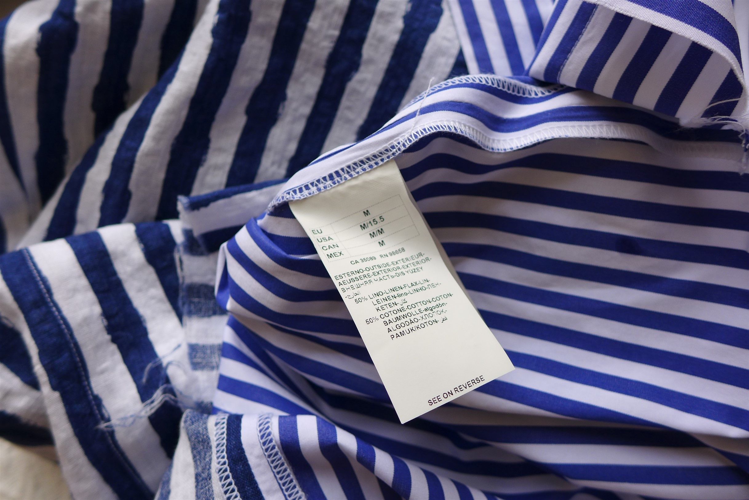 Greg Lauren × Paul & Shark Greg Lauren X Paul & Shark Oversized Contrast Stripe Shirt Size US M / EU 48-50 / 2 - 14 Thumbnail