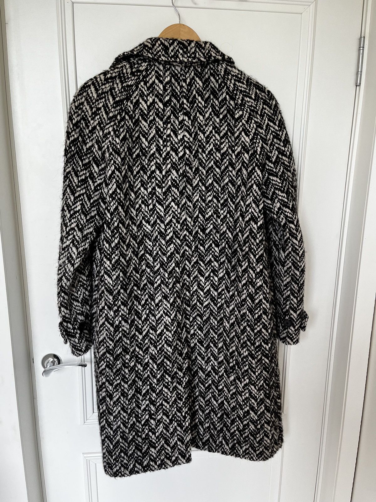 Hedi Slimane × Saint Laurent Paris Saint Laurent Hedi Slimane FW13 Herringbone Coat Size US XS / EU 42 / 0 - 2 Thumbnail