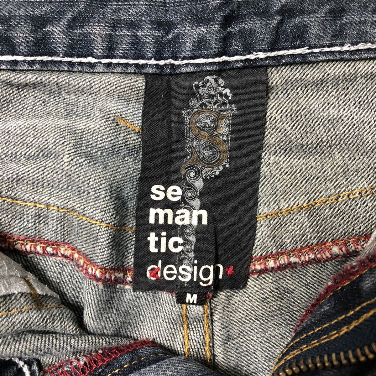Vintage Japanese Brand Semantic Design Flare Bootcut Jeans Size US 31 - 7 Thumbnail