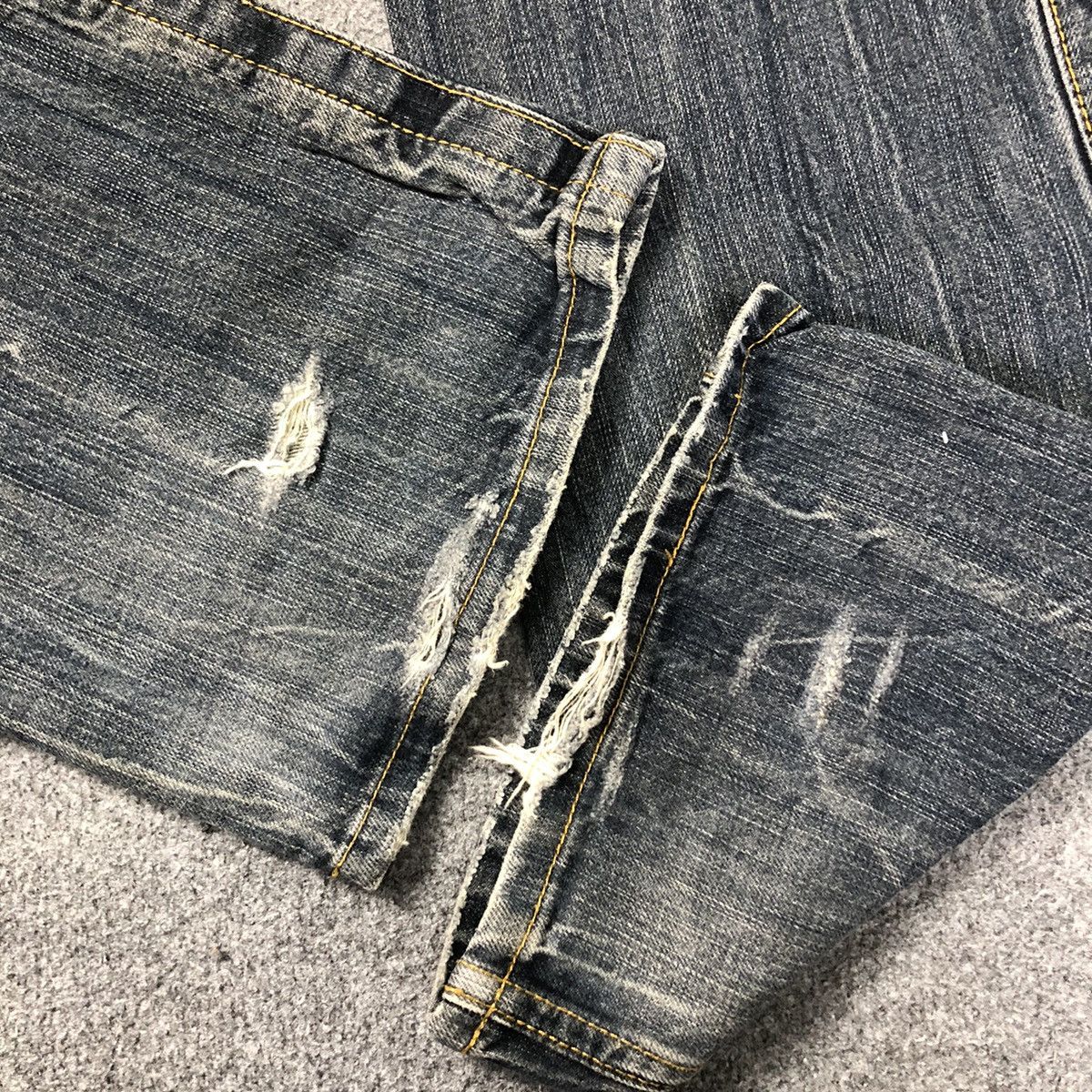 Vintage Japanese Brand Semantic Design Flare Bootcut Jeans Size US 31 - 5 Thumbnail