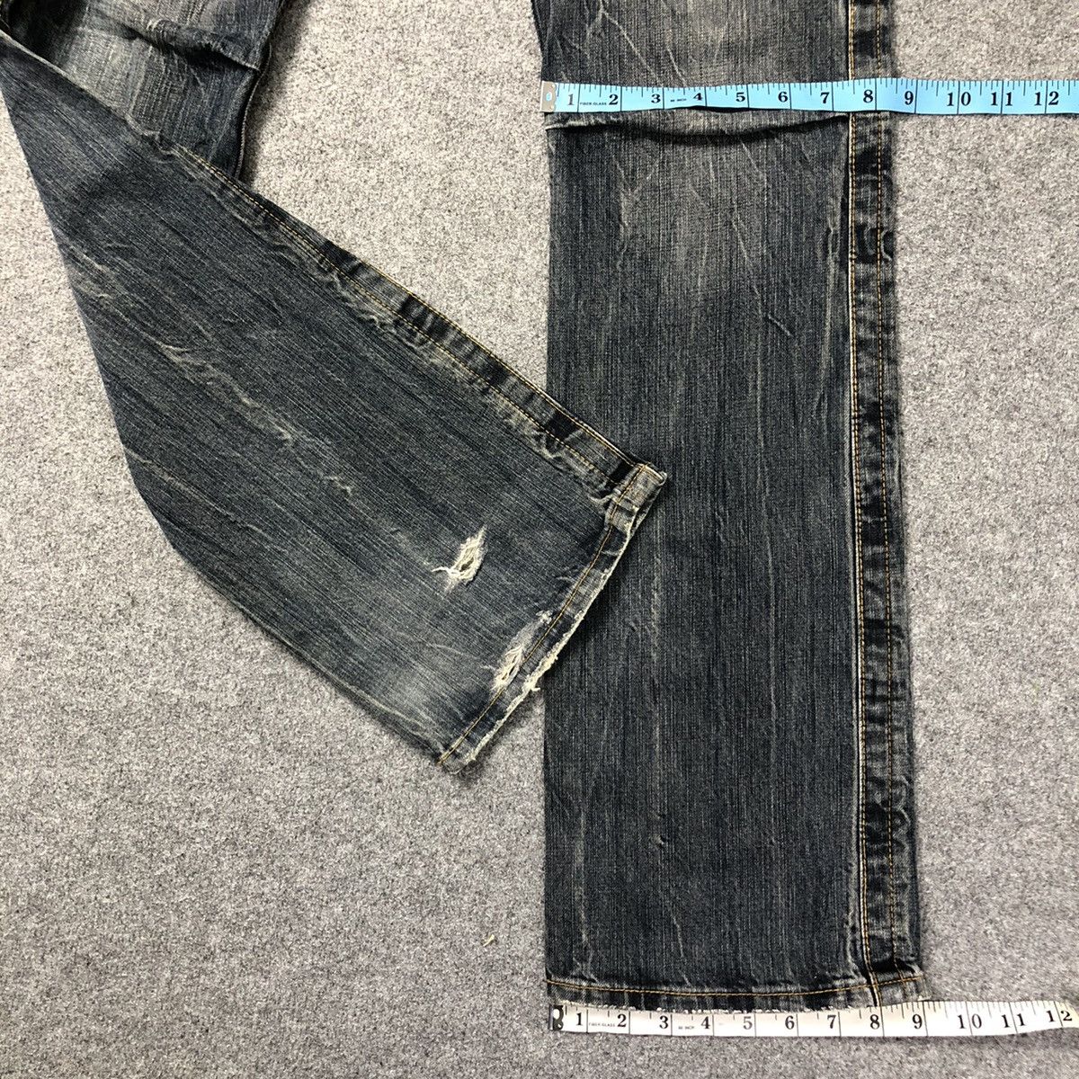 Vintage Japanese Brand Semantic Design Flare Bootcut Jeans Size US 31 - 4 Thumbnail