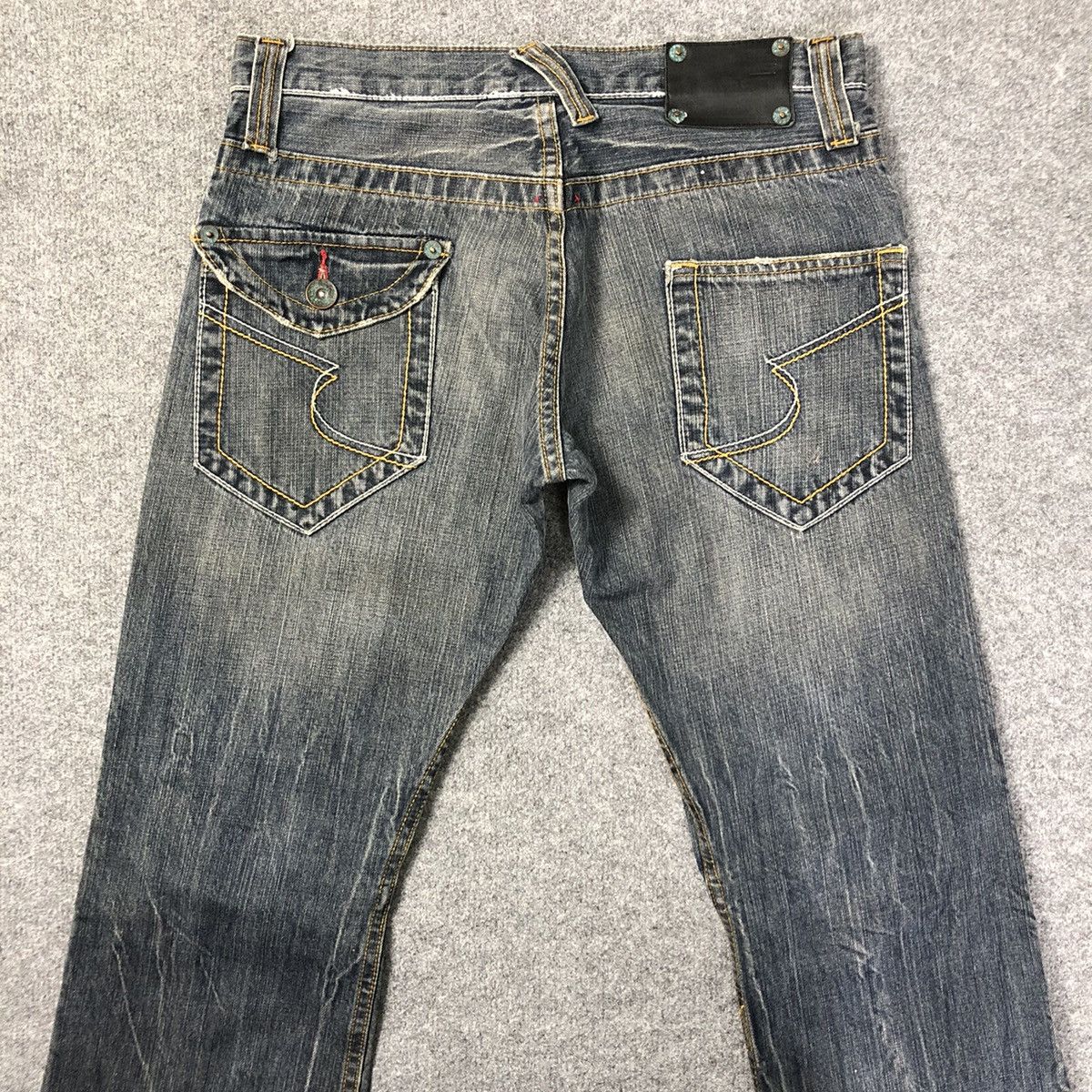 Vintage Japanese Brand Semantic Design Flare Bootcut Jeans Size US 31 - 11 Thumbnail