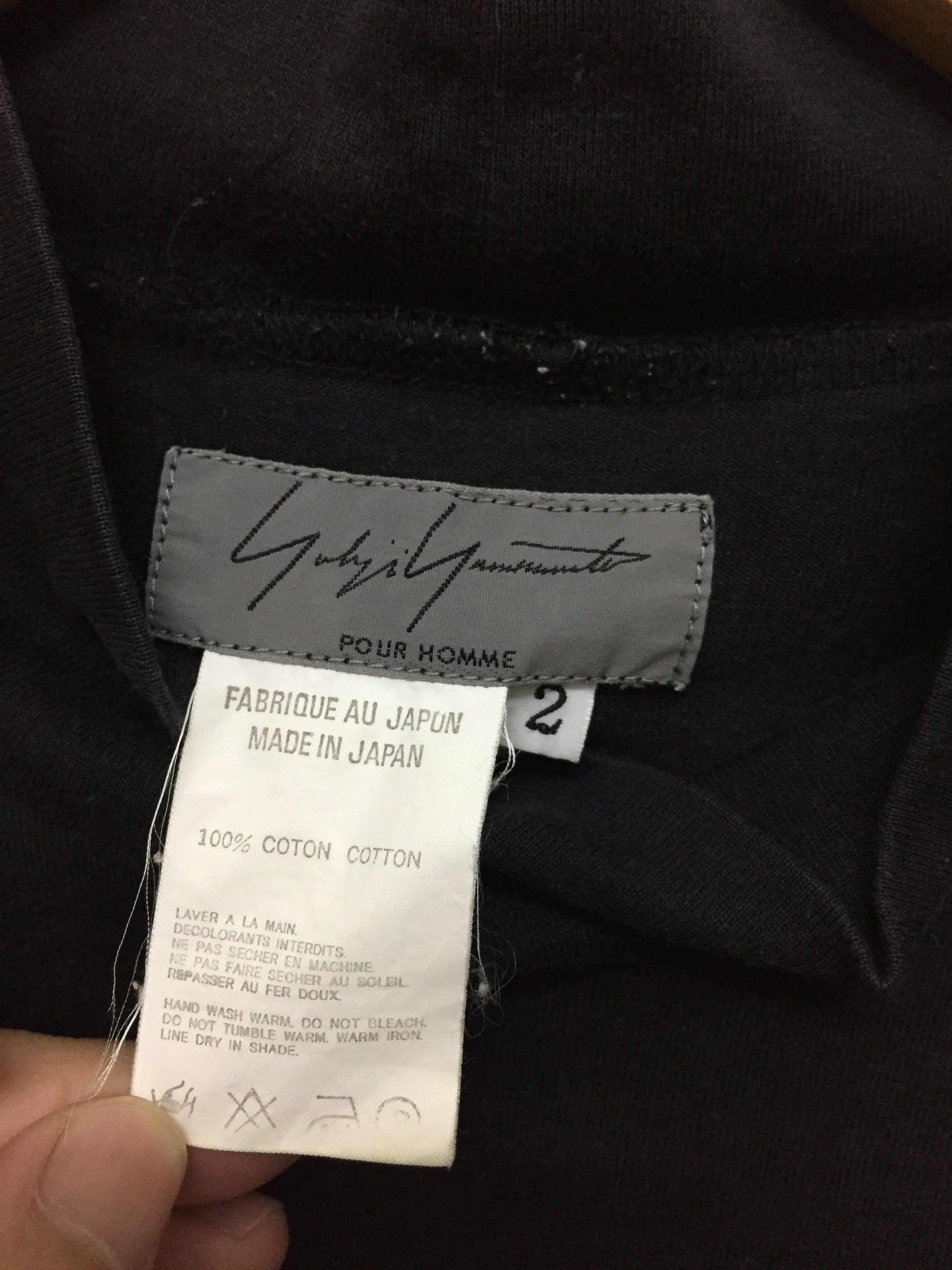 Yohji Yamamoto 90's Pour Homme turtle neck short sleeve tee Size US M / EU 48-50 / 2 - 8 Thumbnail