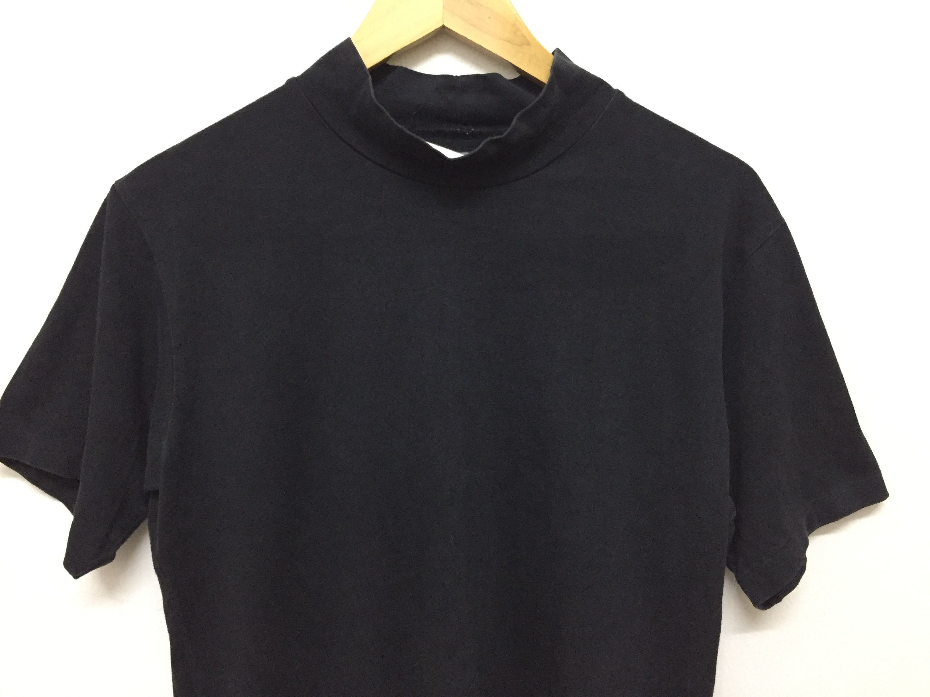 Yohji Yamamoto 90's Pour Homme turtle neck short sleeve tee Size US M / EU 48-50 / 2 - 3 Thumbnail