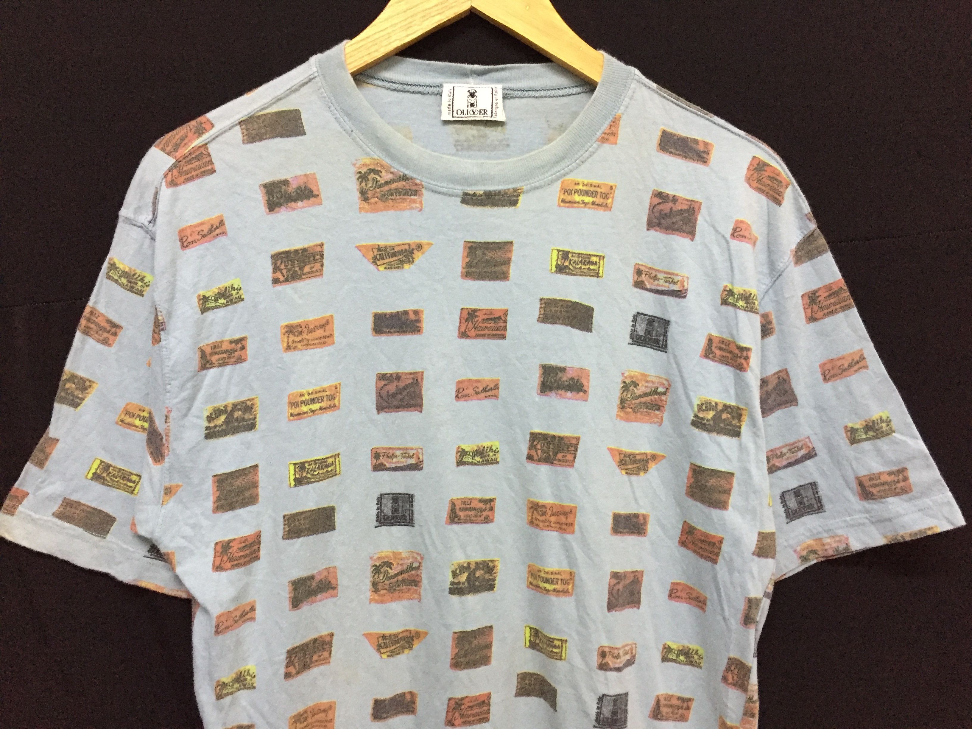 Valentino × Vintage 90's VALENTINO Oliver All over print tee Size US M / EU 48-50 / 2 - 3 Thumbnail