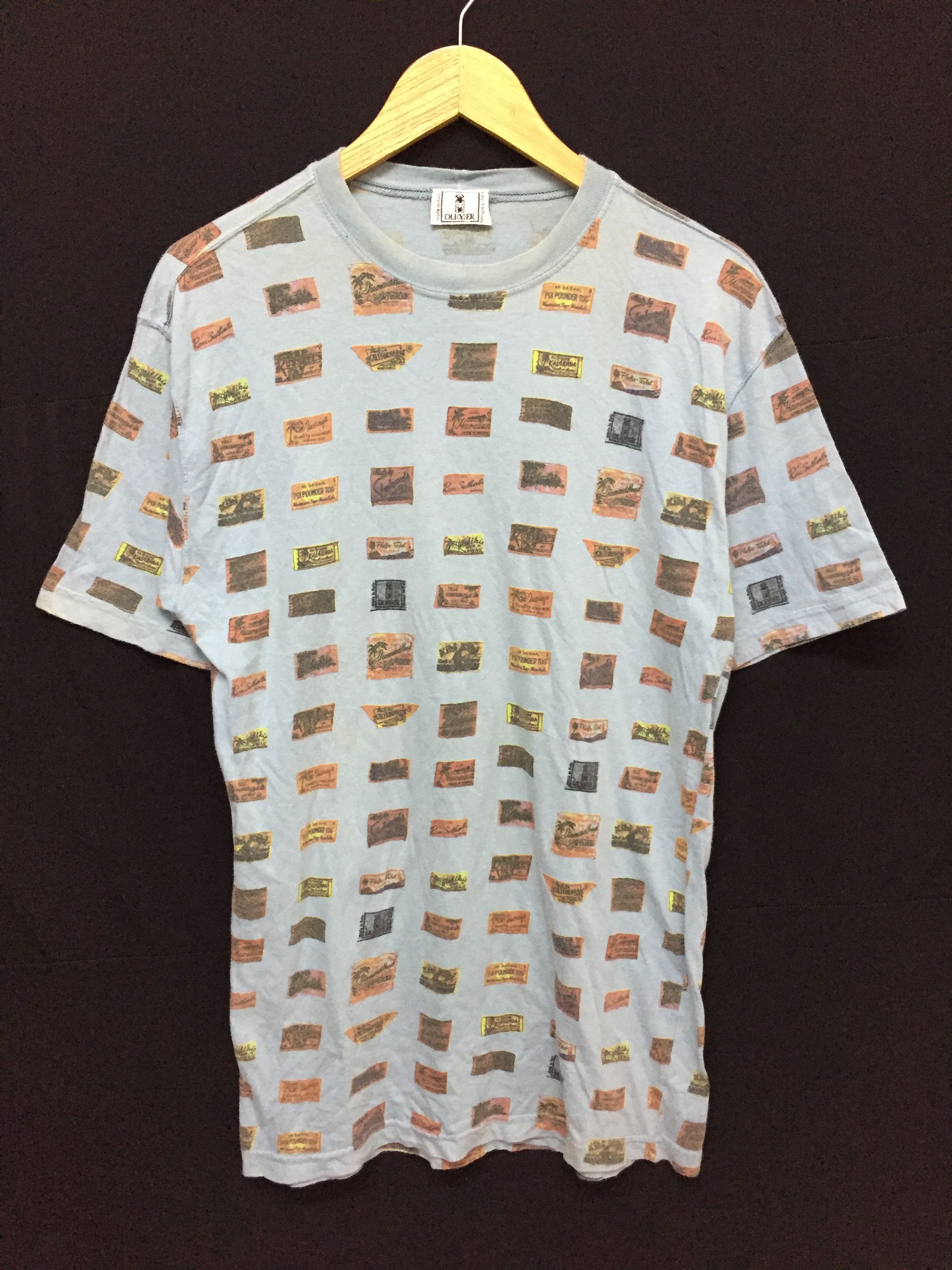 Valentino × Vintage 90's VALENTINO Oliver All over print tee Size US M / EU 48-50 / 2 - 2 Thumbnail