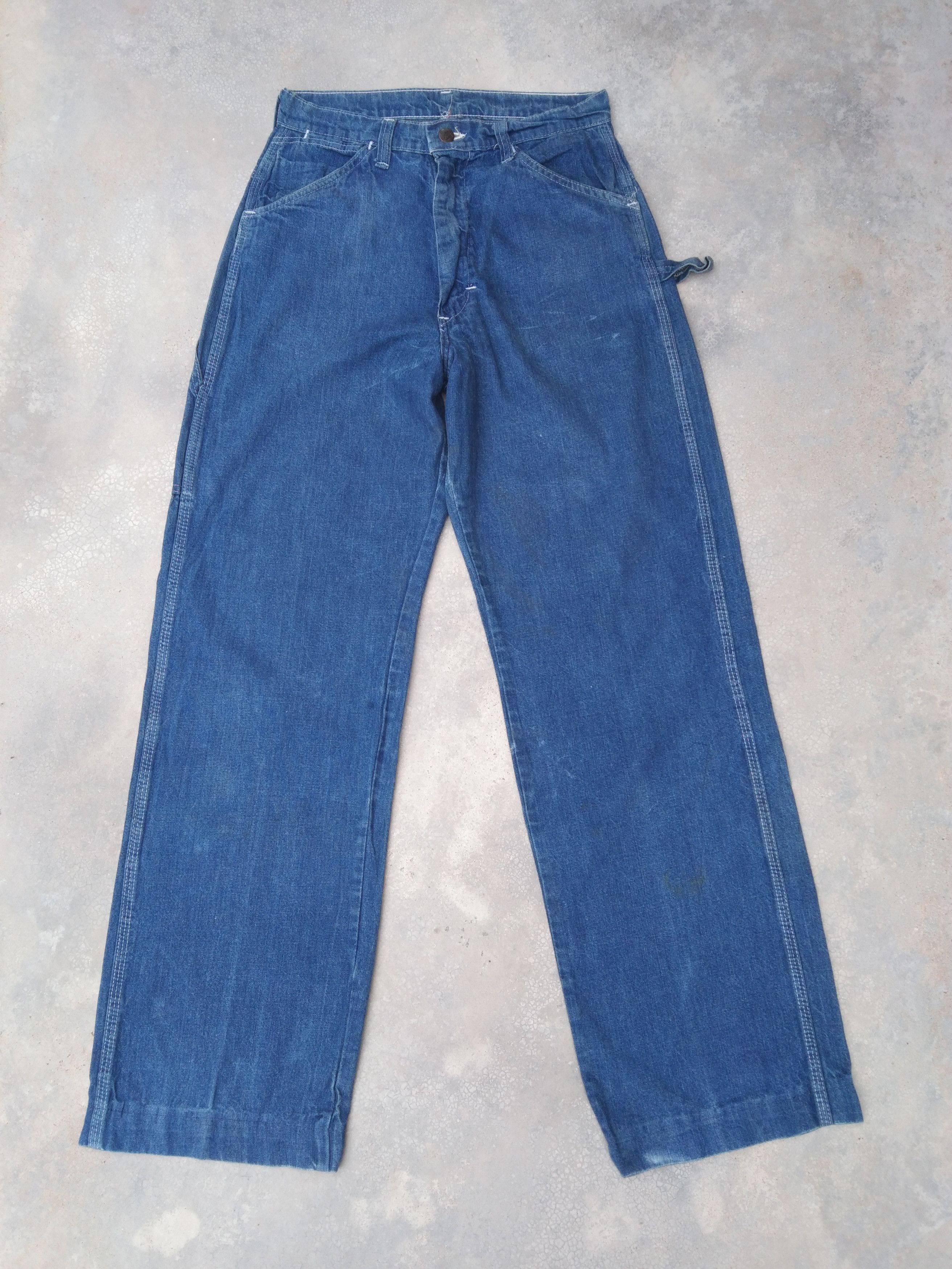 Vintage Vintage Dee Cee Made In USA Carpenter Jeans 27x31 Size US 27 - 2 Thumbnail