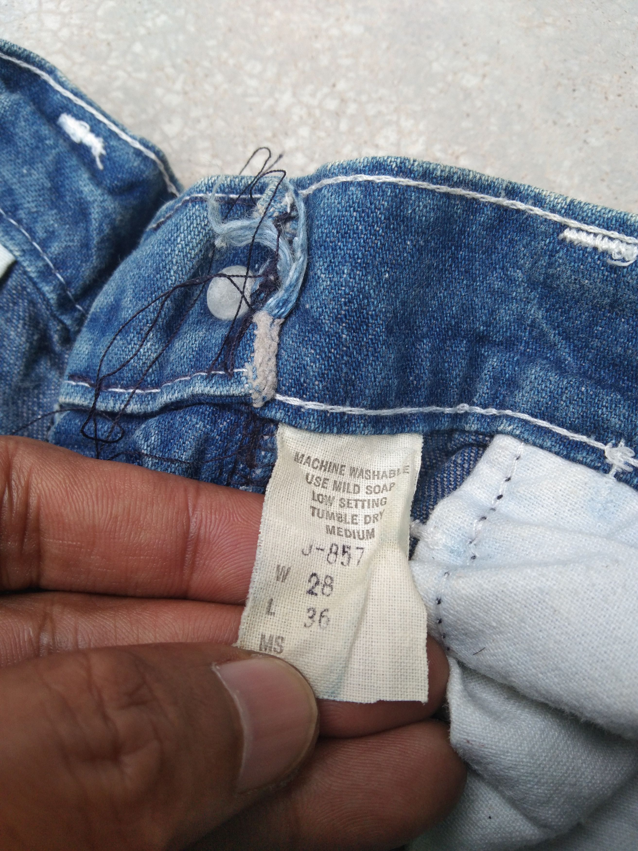Vintage Vintage Dee Cee Made In USA Carpenter Jeans 27x31 Size US 27 - 9 Thumbnail