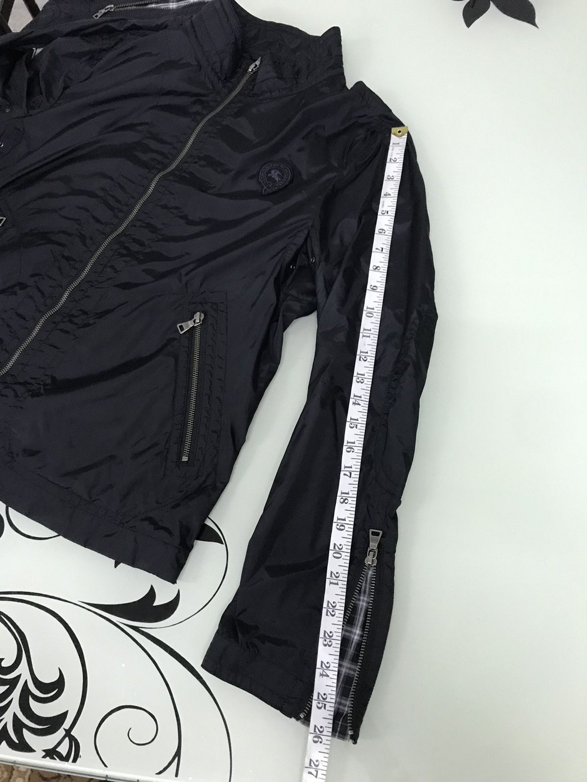 Burberry Vintage Burberry Bondage Nylon Light Jacket Black Size L / US 10 / IT 46 - 22 Thumbnail